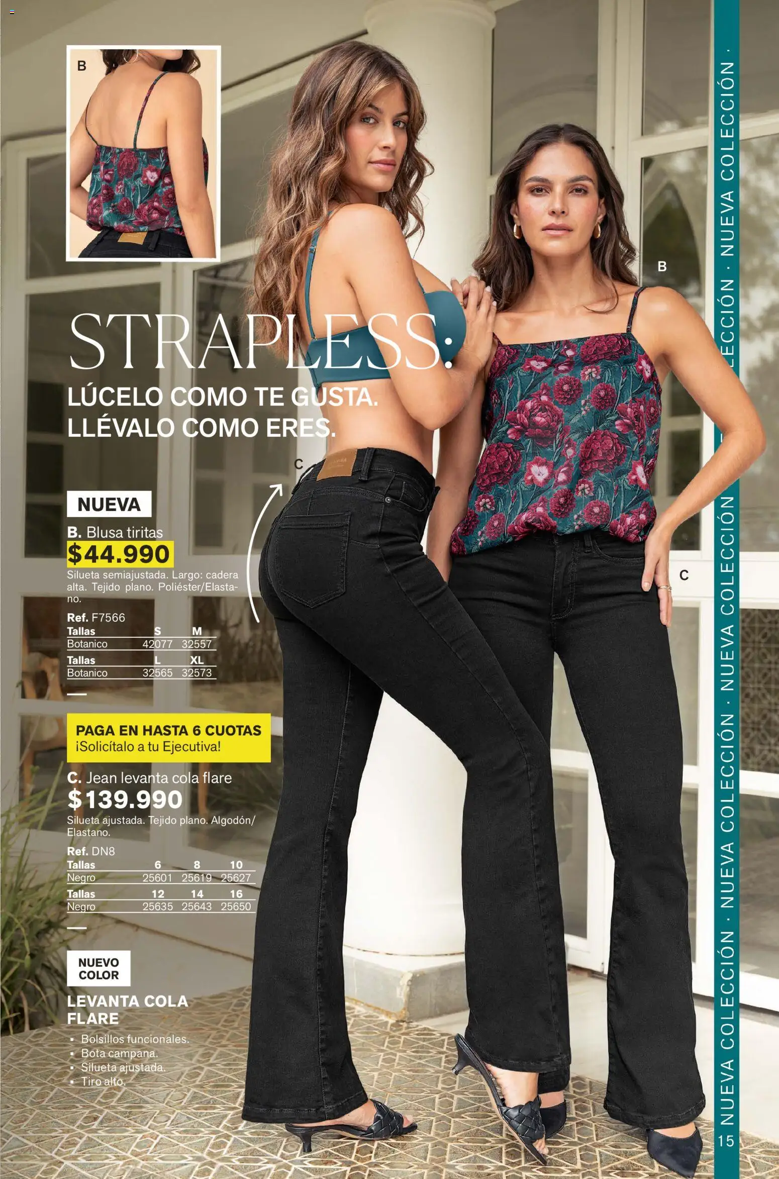 Leonisa revista - valida desde el 01.02.2026 | Página: 15 | Productos: Té, Jean, Blusa