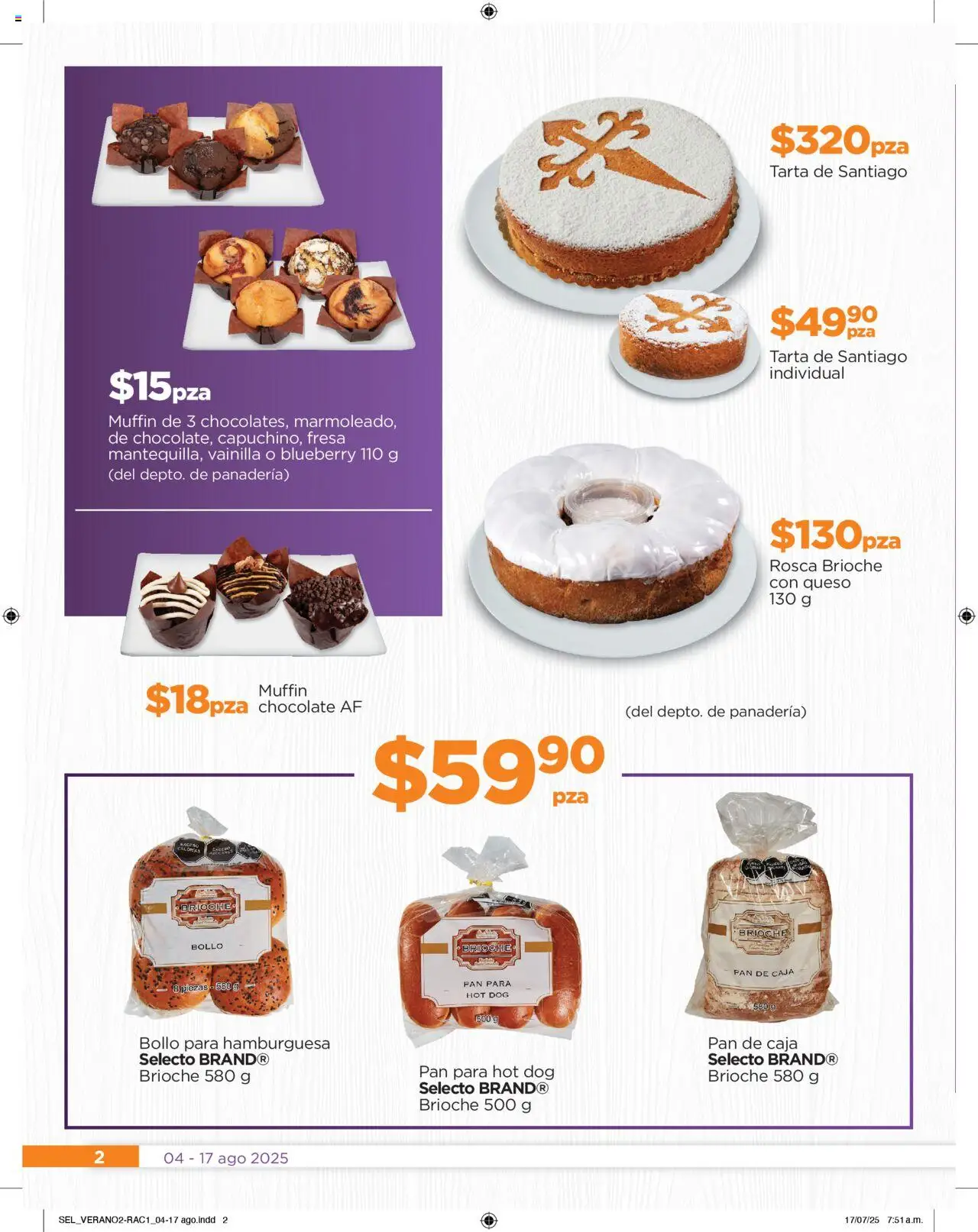 Nuevas ofertas de Chedraui válidas en toda la República Mexicana desde el 04.08.2025. ¡Encuentra las mejores ofertas en Chedraui - Folleto Cuesto Menos! | Página: 2 | Productos: Fresa, Pan, Panadería, Caja