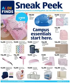 Preview of Aldi weekly ads valid from 30.07.2025