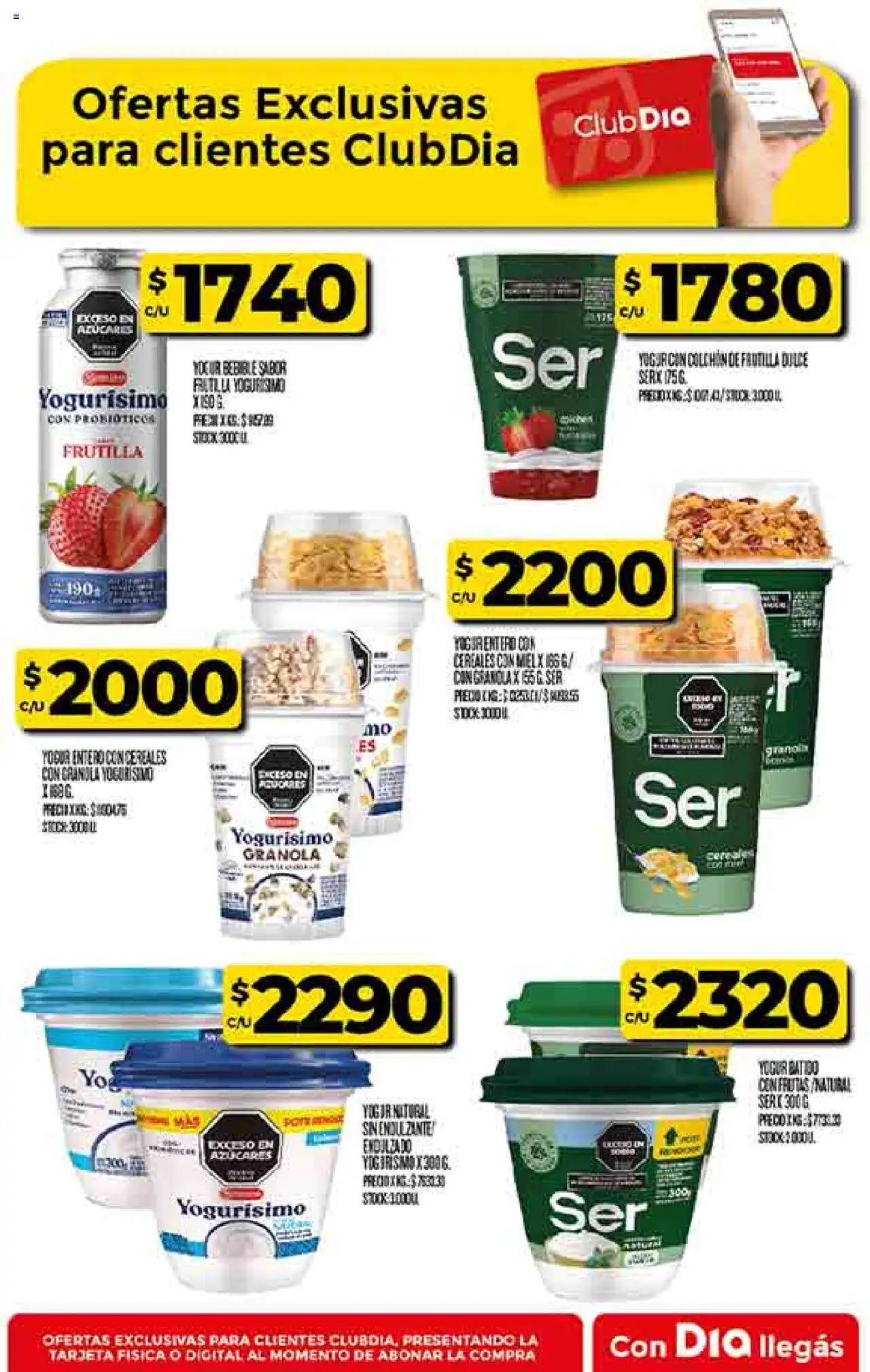 Supermercado DIA Ofertas - Salta y Jujuy │ válido desde el 20.08.2025 | Página: 37 | Productos: Frutilla, Yogur, Cereales