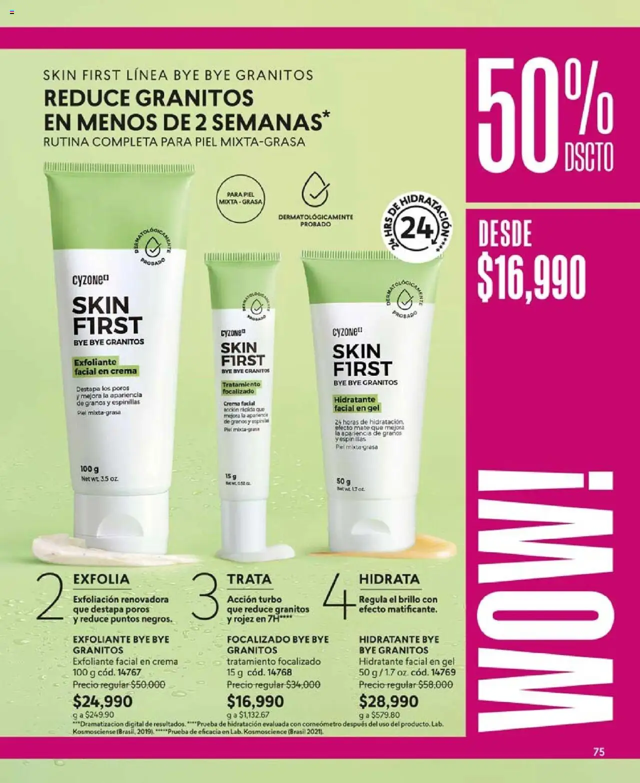 CyZone revista - valida desde el 16.06.2025 | Página: 83 | Productos: Exfoliante facial, Crema