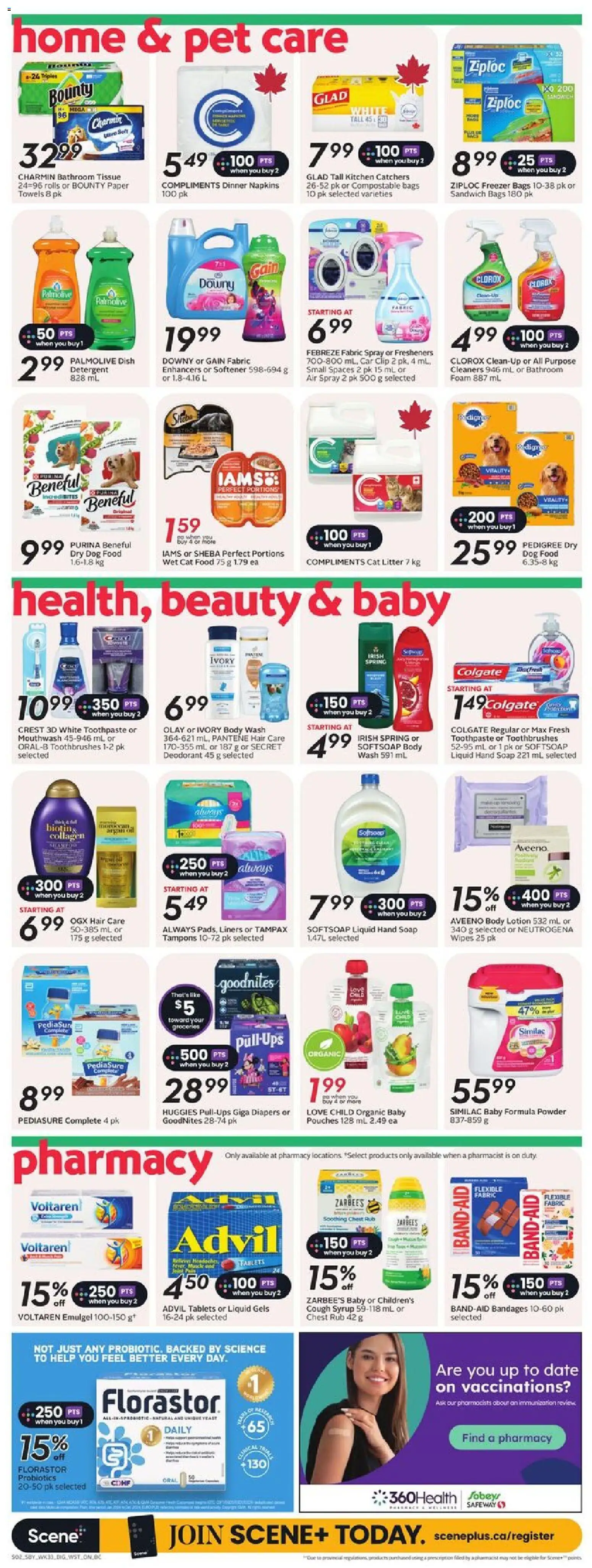 Safeway flyer valid from 11.12.2025 | Page: 12 | Products: Soap, Toothpaste, Mouthwash, Detergent