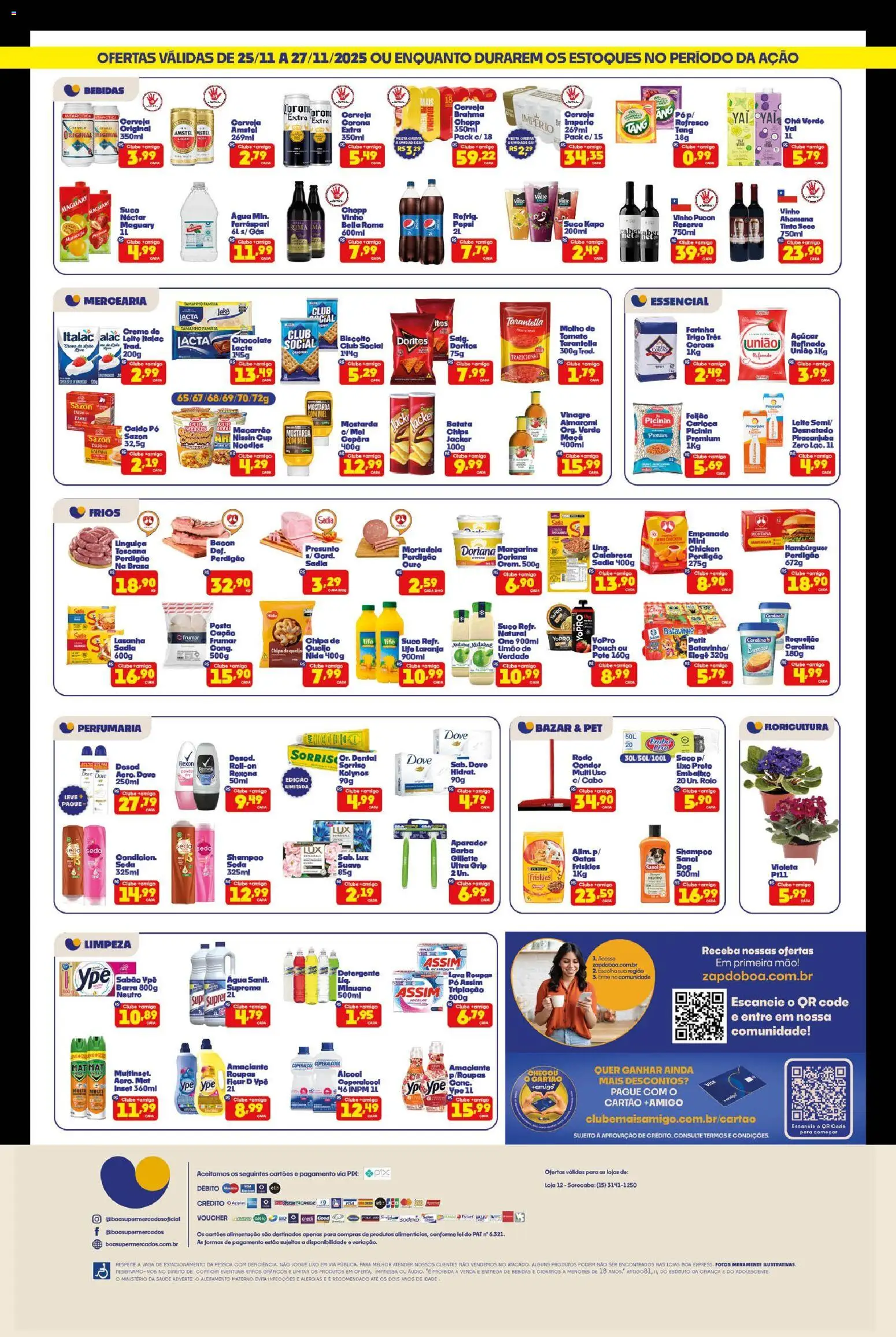 Boa Supermercados Folheto - válido de 25.11.2025 | Página: 2 | Produtos: Feijão, Queijo, Dove, Chá verde