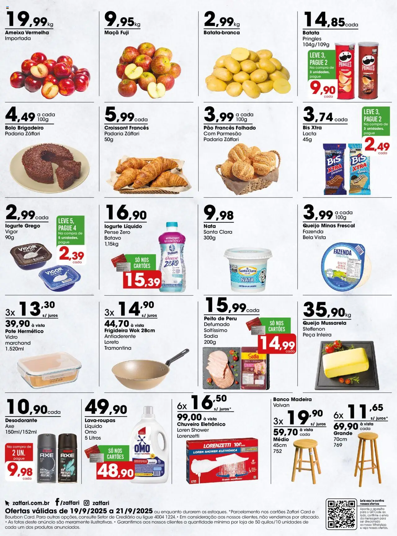 Zaffari Folheto - válido de 19.09.2025 | Página: 2 | Produtos: Perfume, Pão, Parmesão, Bolo