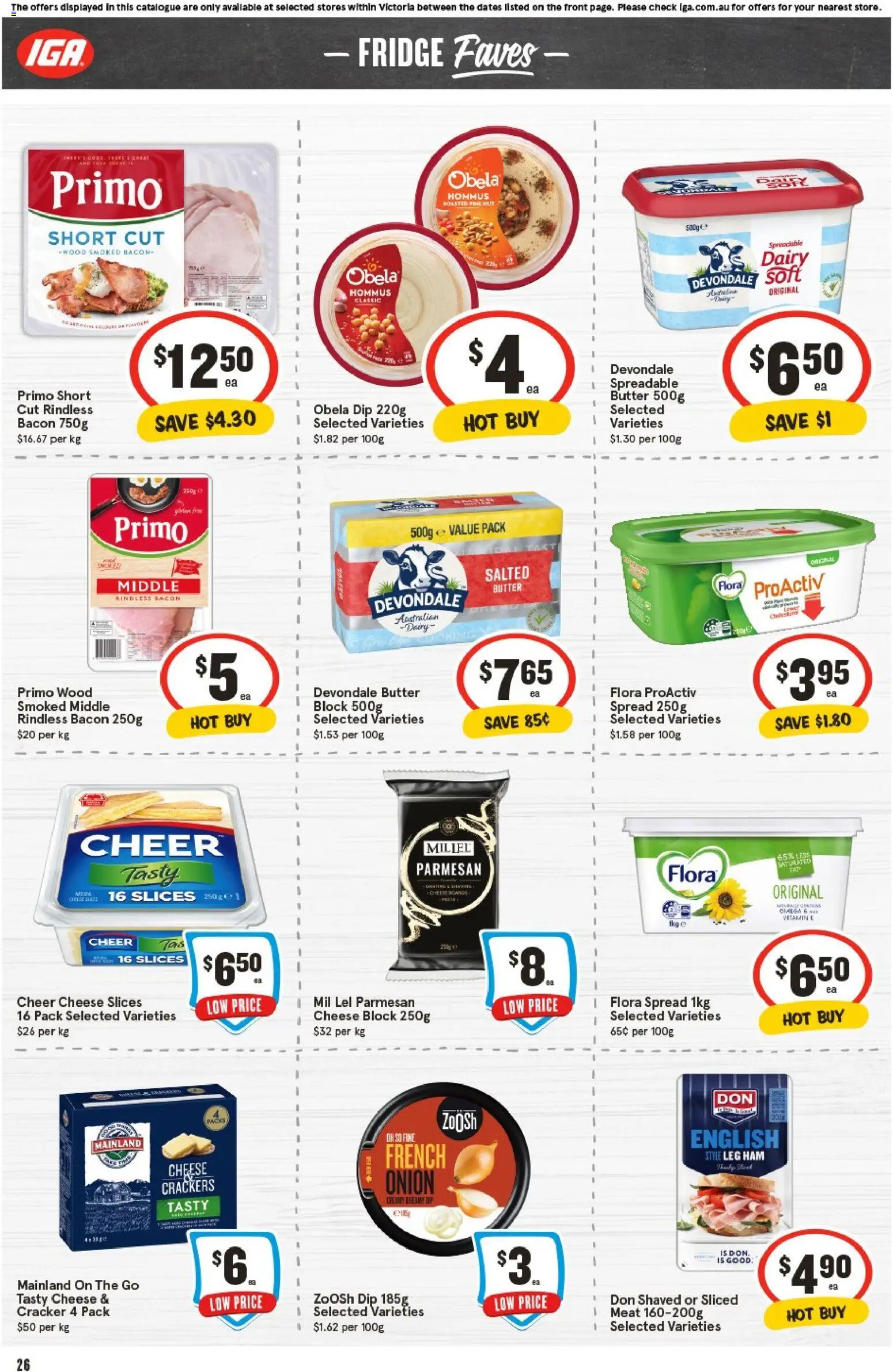 IGA catalogue - valid from 29.10.2025 | Page: 25 | Products: Bacon, Cheese, Chicken, Sausage