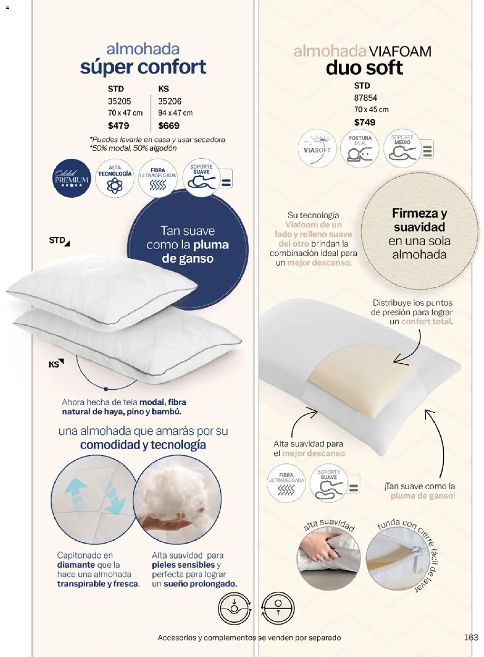 Nuevas ofertas de Vianney válidas en toda la República Mexicana desde el 06.03.2026. ¡Encuentra las mejores ofertas en Vianney catálogo Tu hogar, nuestra pasión! | Página: 165 | Productos: Secadora, Algodón, Almohada