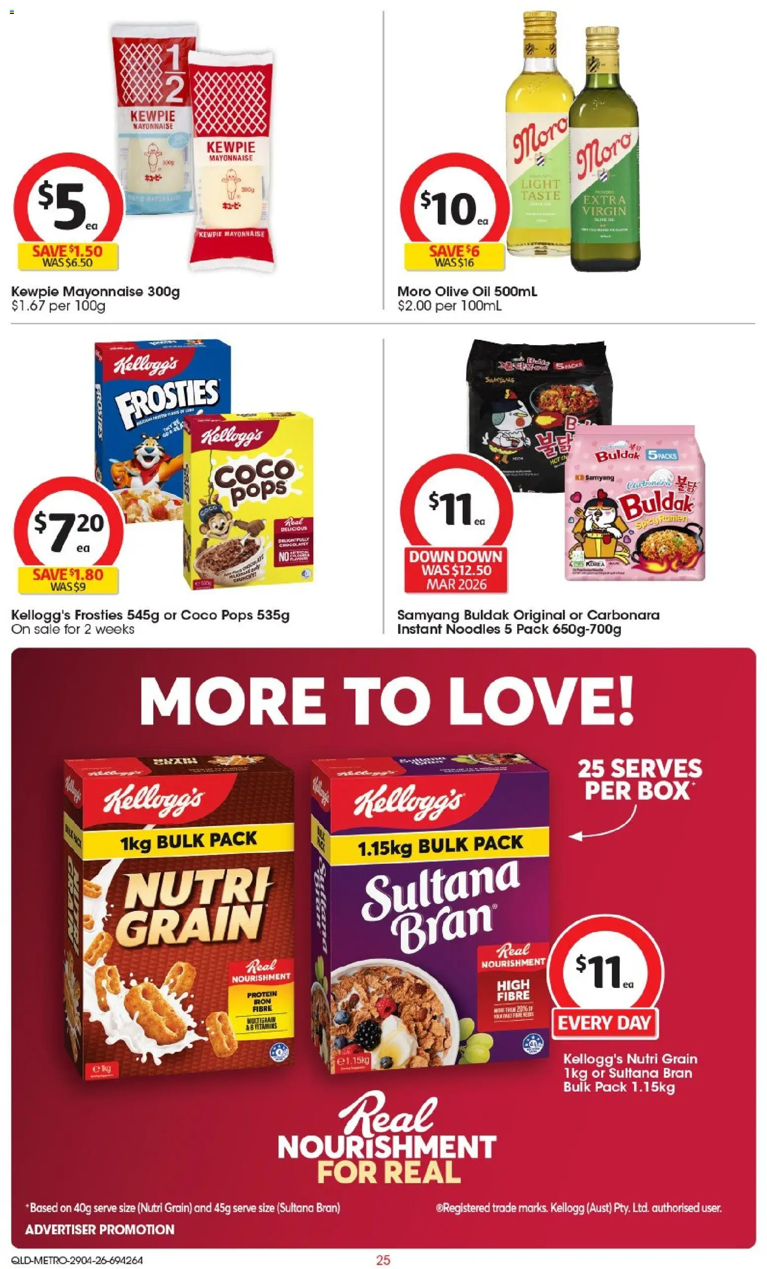 Coles catalogue - valid from 29.04.2026 | Page: 25 | Products: Light, Olive oil, Mayonnaise, Iron