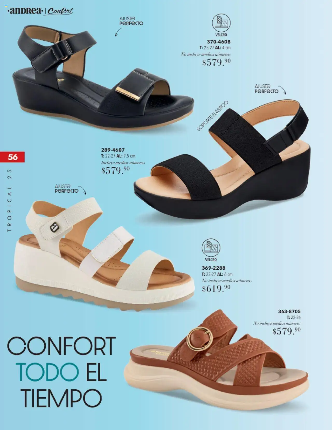 Nuevas ofertas de Andrea válidas en toda la República Mexicana desde el 17.08.2025. ¡Encuentra las mejores ofertas en Andrea - Catálogo Tropical Otoño / Invierno! | Página: 56