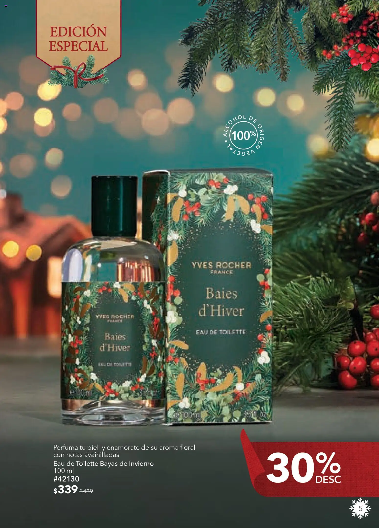 Nuevas ofertas de Yves Rocher válidas en toda la República Mexicana desde el 19.11.2025. ¡Encuentra las mejores ofertas en Yves Rocher campaña 16 2025! | Página: 5 | Productos: Eau de toilette