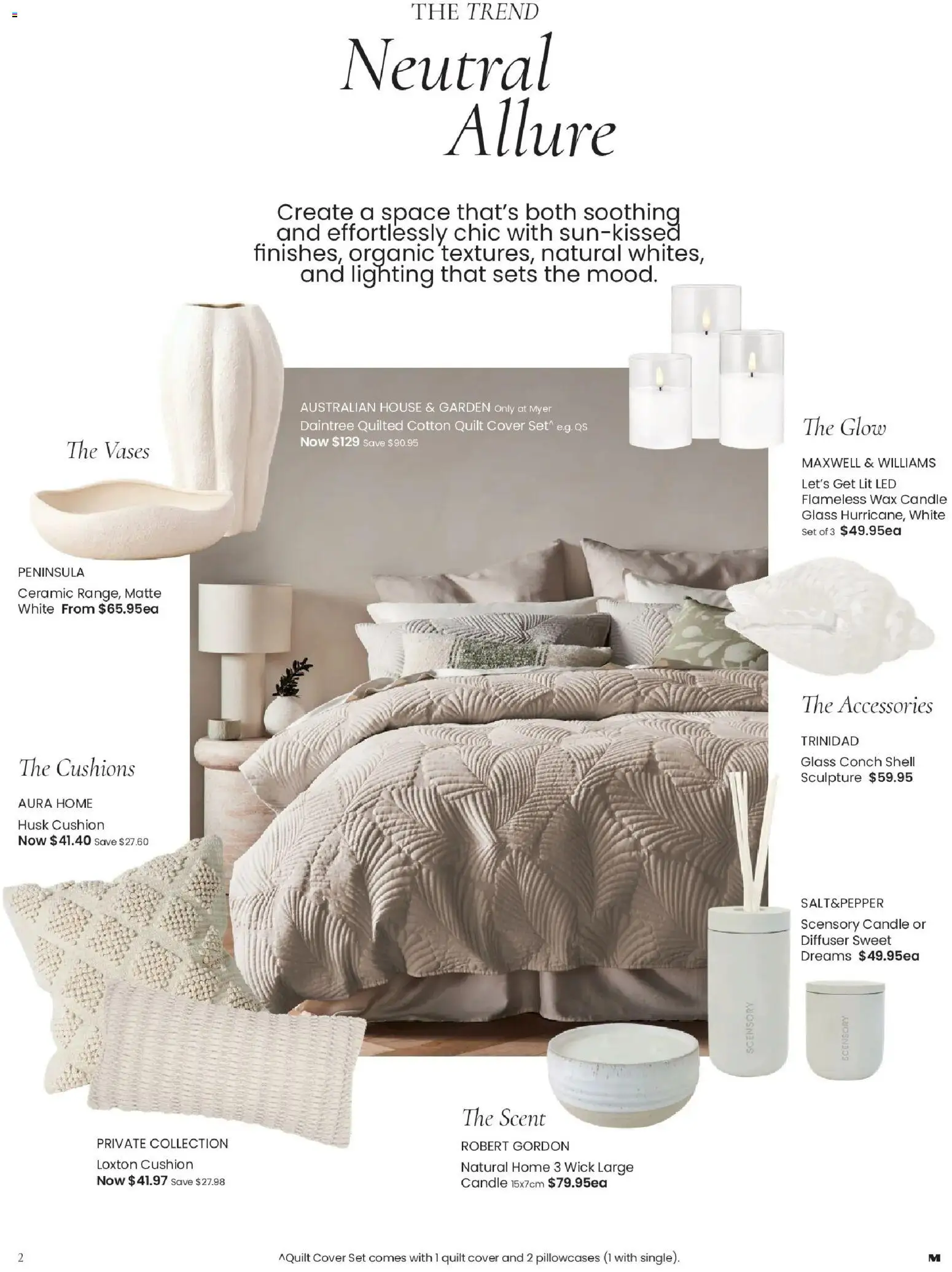 Myer catalogue - valid from 03.02.2026 | Page: 2 | Products: Cushion, Accessories, Candle