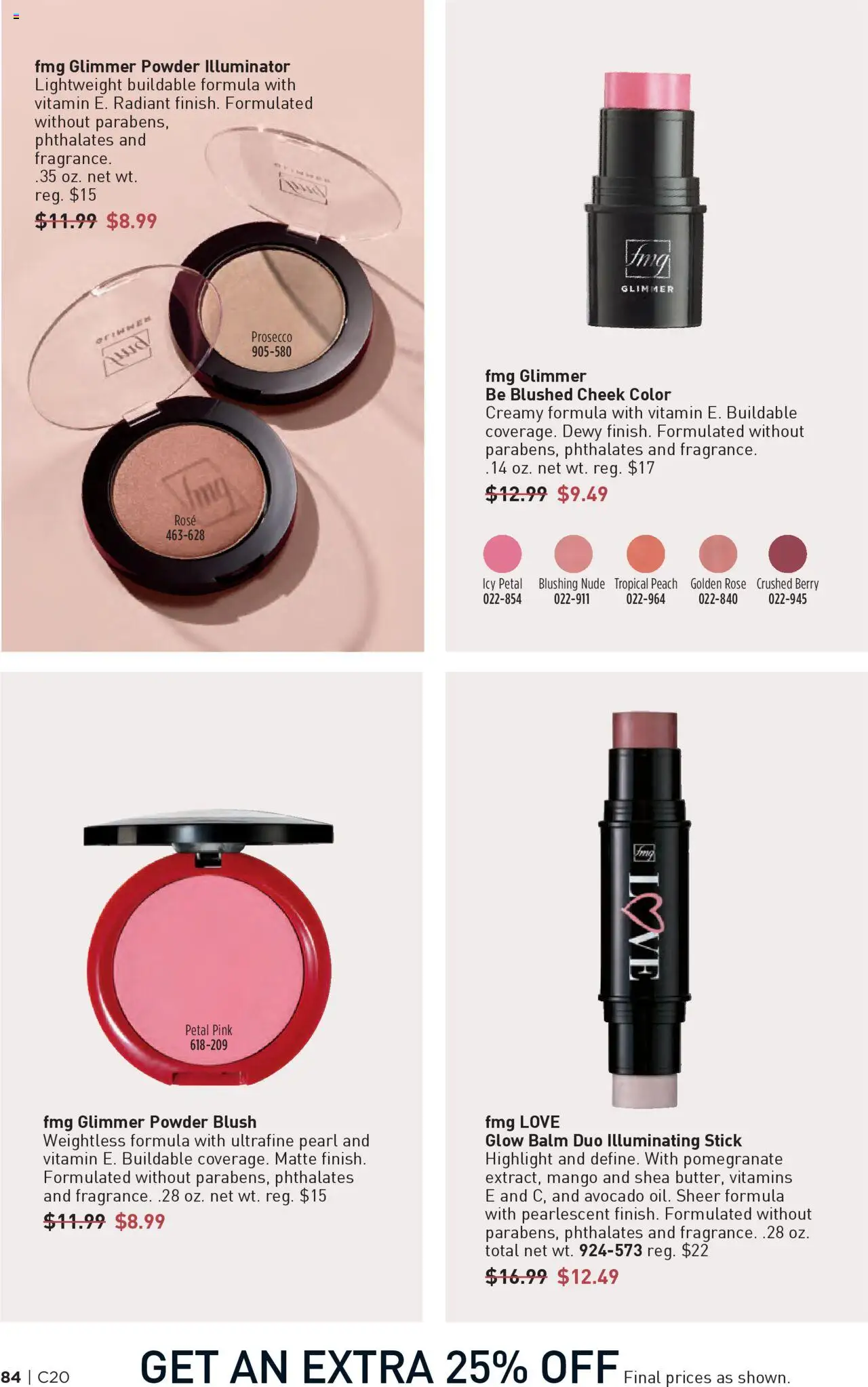 Avon Brochure - valid from 24.09.2025 | Page: 84 | Products: Vitamin, Powder, Blush, Peach