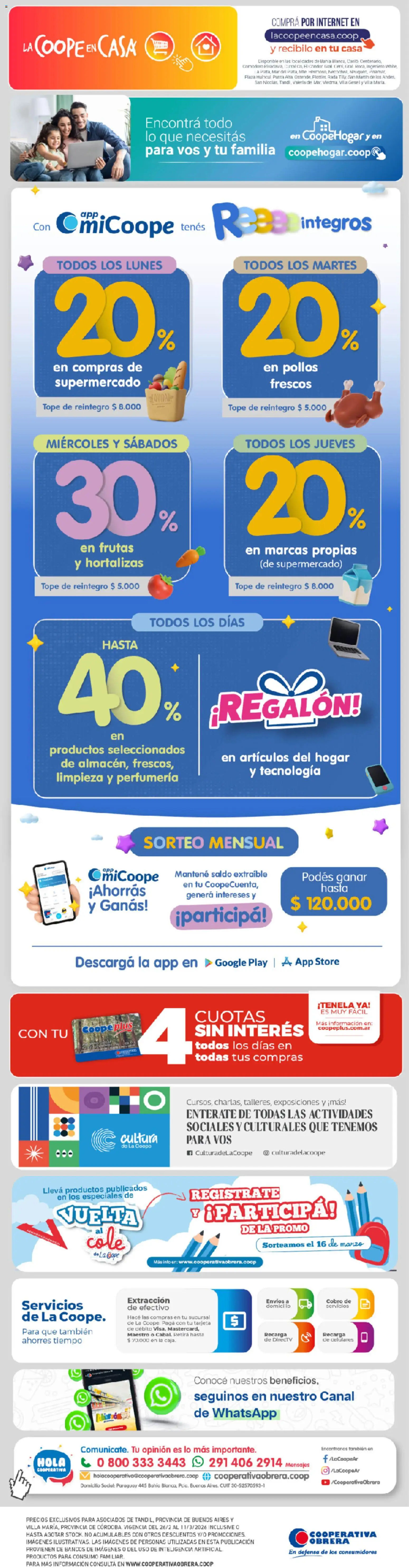 Cooperativa Obrera - Ahorrón │ válido desde el 26.01.2026 | Página: 9
