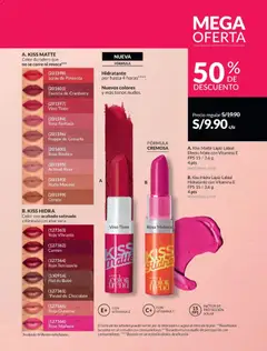 Vista previa de folleto Avon catálogo - Campaña 6 de la Avon válido desde 01.04.2026 | Página: 69 | Productos: Lápiz labial, Chocolate, Vino