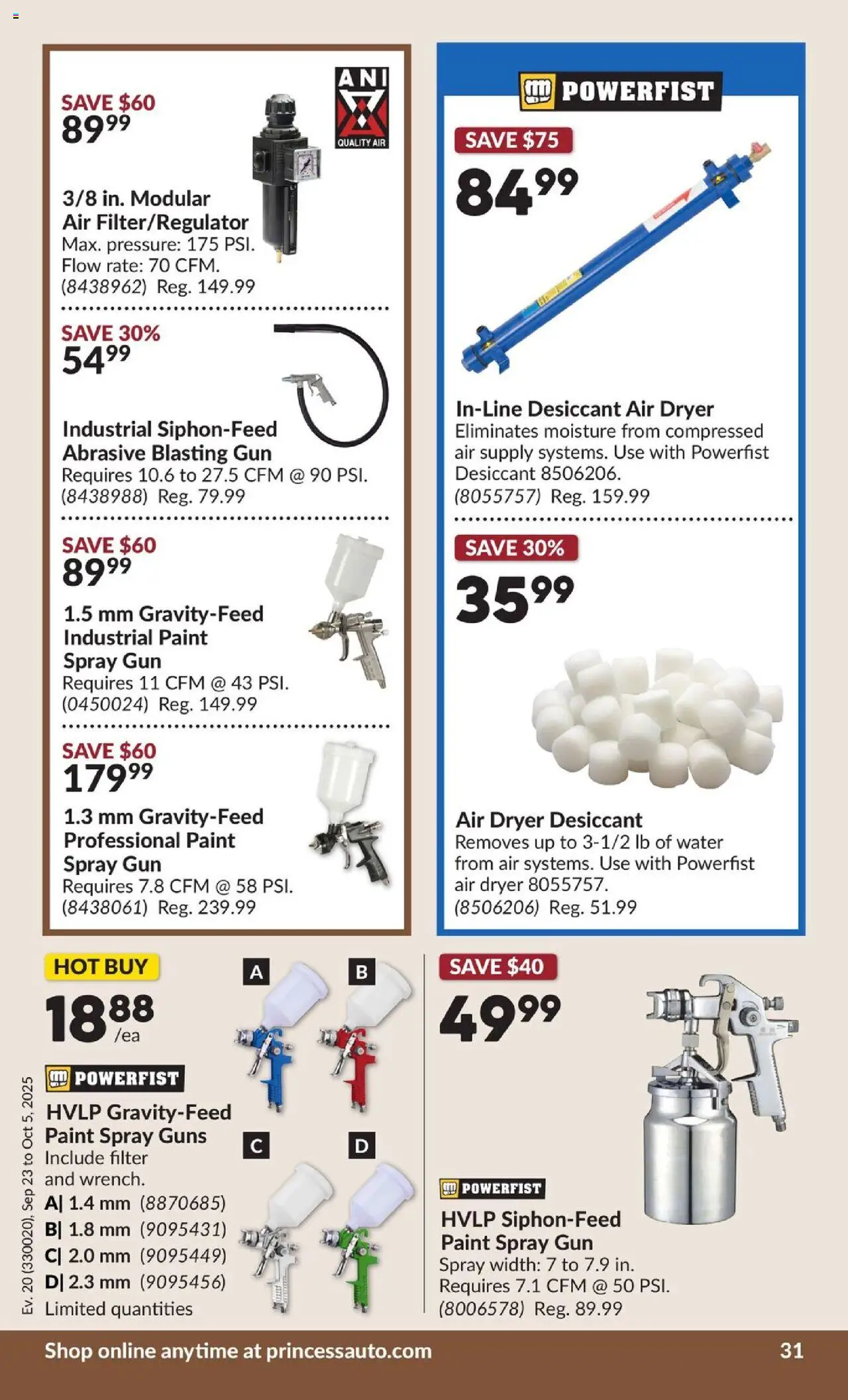 Princess Auto flyer valid from 23.09.2025 | Page: 37 | Products: Dryer