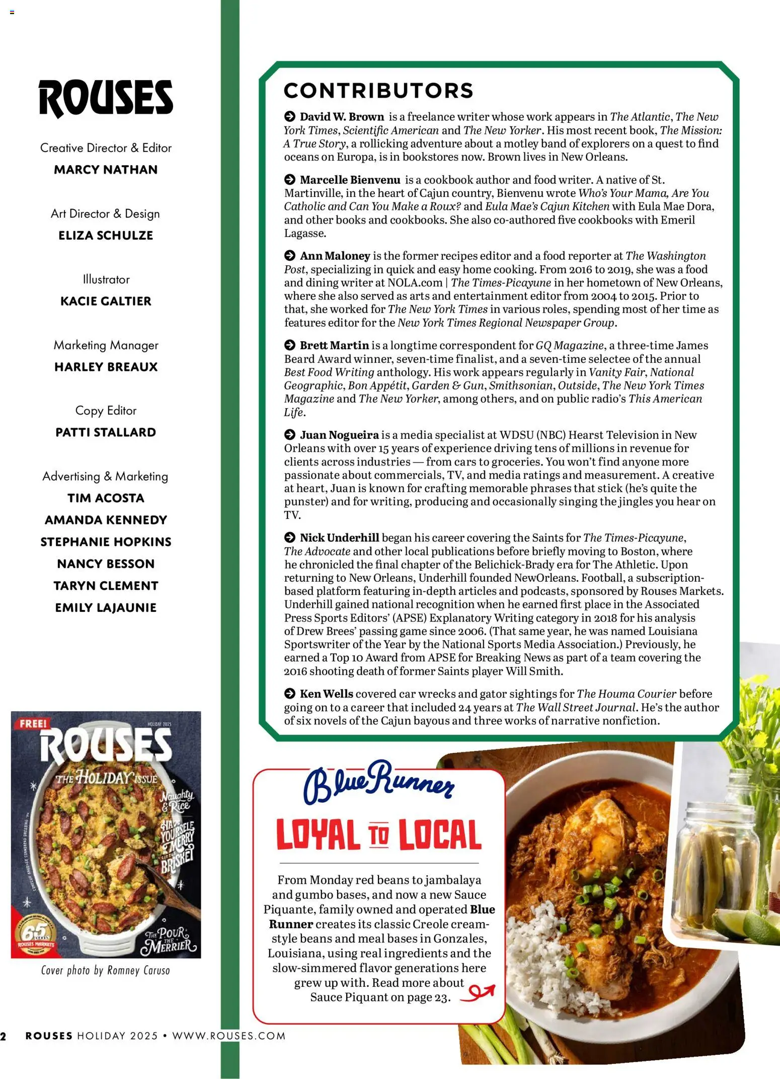 Rouses Magazine Winter 2025 - valid from 20.11.2025 | Page: 4 | Products: Cream, Television, Player, Game