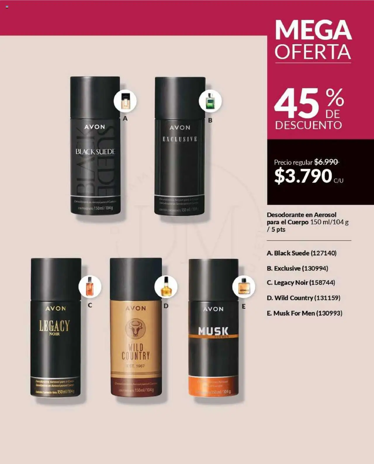 Catálogo Avon Campaña 11 │ válido desde el 16.06.2025 | Página: 132 | Productos: Desodorante