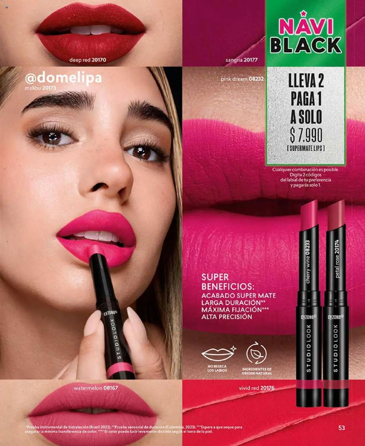 Catálogo CyZone Campaña 17 │ válido desde el 14.10.2025 | Página: 53 | Productos: Mate, Labial