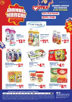 Mateus - Ofertas Grandes Marcas - Lactales - Pré-Visualização do folheto da loja Mateus, válido de 24.02.2026