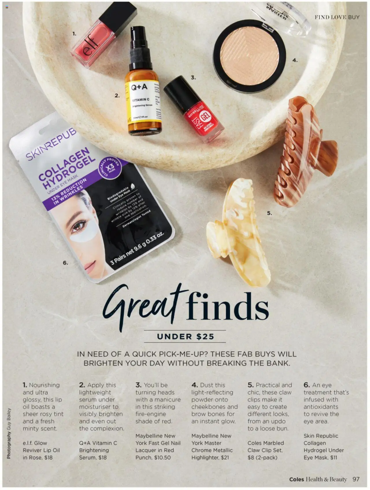 Coles catalogue - valid from 30.06.2025 | Page: 97 | Products: Powder, Mask, Manicure, Treatment