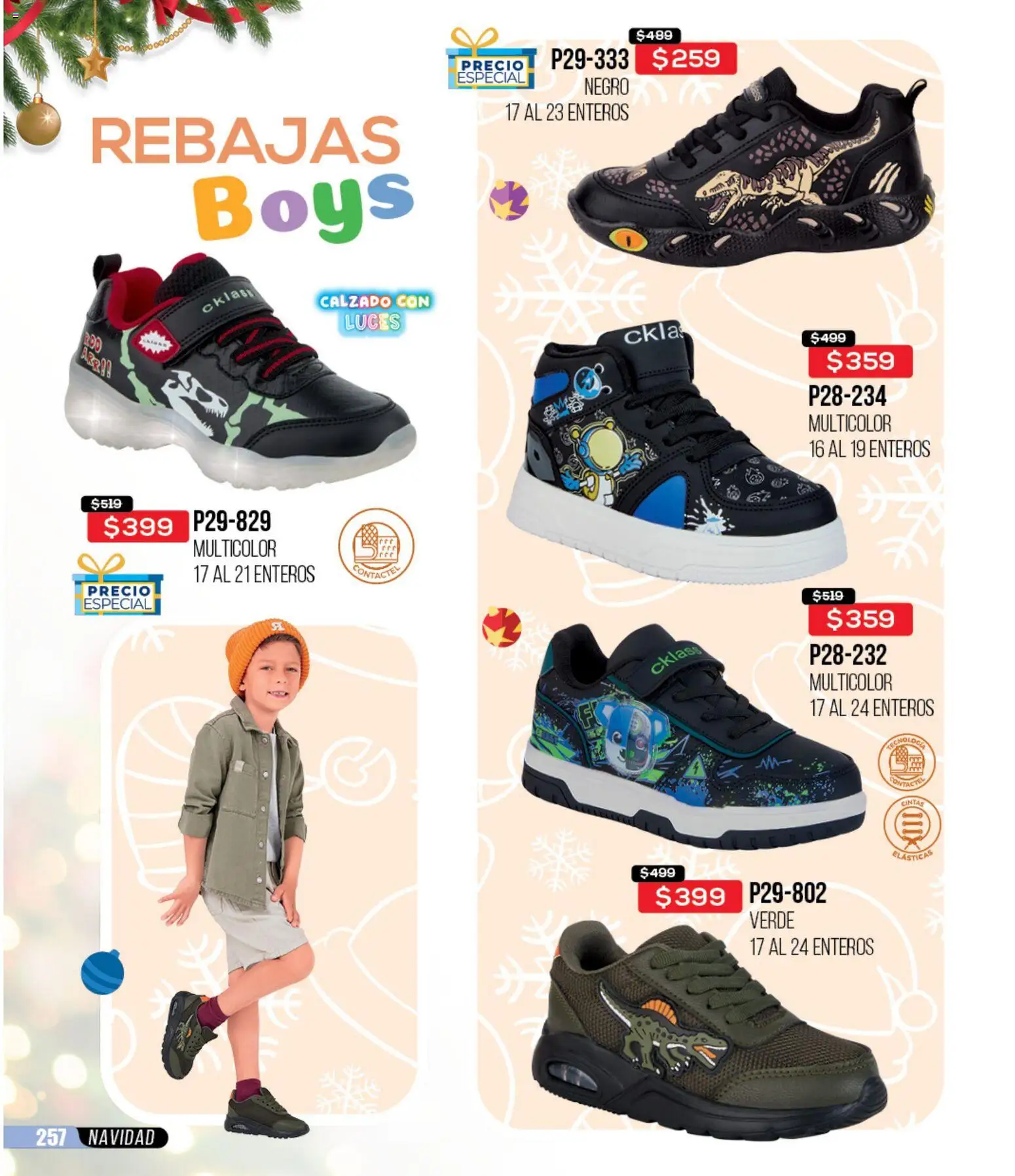 Nuevas ofertas de Cklass válidas en toda la República Mexicana desde el 30.11.2025. ¡Encuentra las mejores ofertas en Cklass catálogo Rebajas Navideñas Calzado! | Página: 258