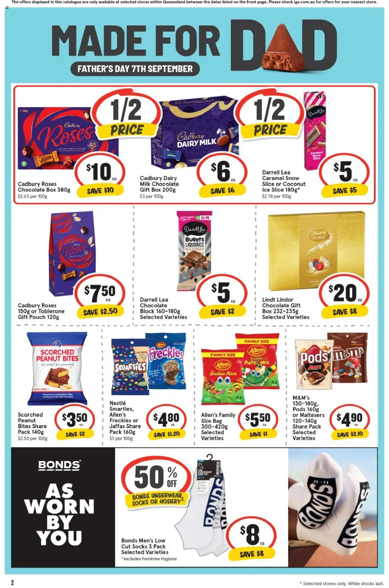 IGA catalogue - valid from 27.08.2025 | Page: 2 | Products: Box, Hosiery, Chocolate, Bag