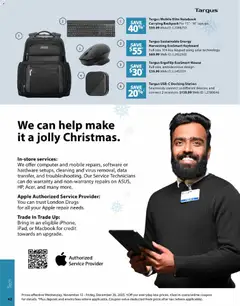 Preview of London Drugs - Specialty Christmas Catalogue from shop London Drugs valid from 12.11.2025 | Page: 42 | Products: Notebook, Computer, Mouse, Keyboard