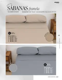 Vista previa de Andrea - Catálogo Home - Otoño / Invierno, nuevo folleto de la tienda, válido en México a partir del 24.08.2025 | Página: 91 | Productos: Juego, Funda, Funda de almohada, Sabanas