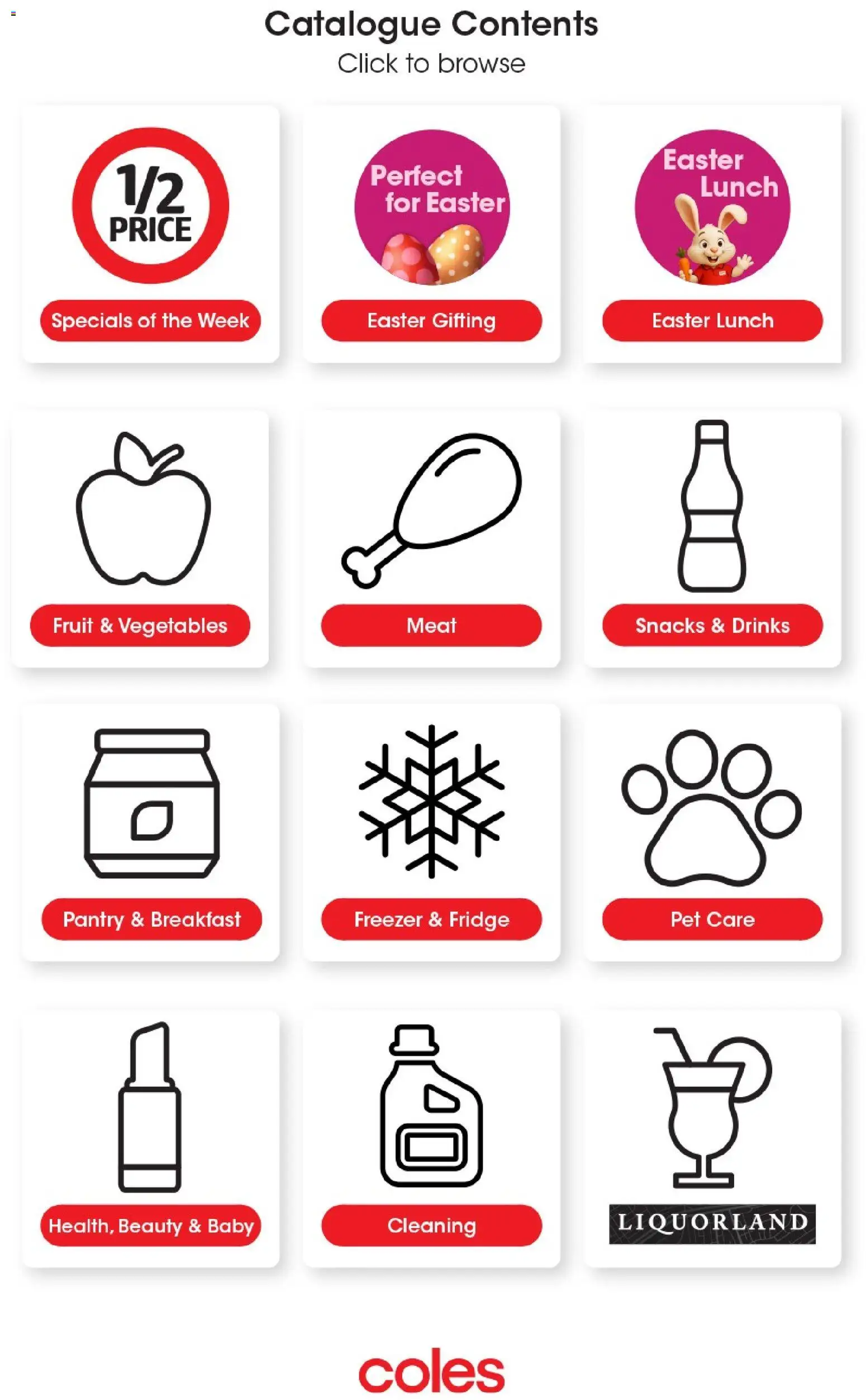 Coles catalogue - valid from 01.04.2026 | Page: 52 | Products: Meat, Vegetables, Fridge, Freezer