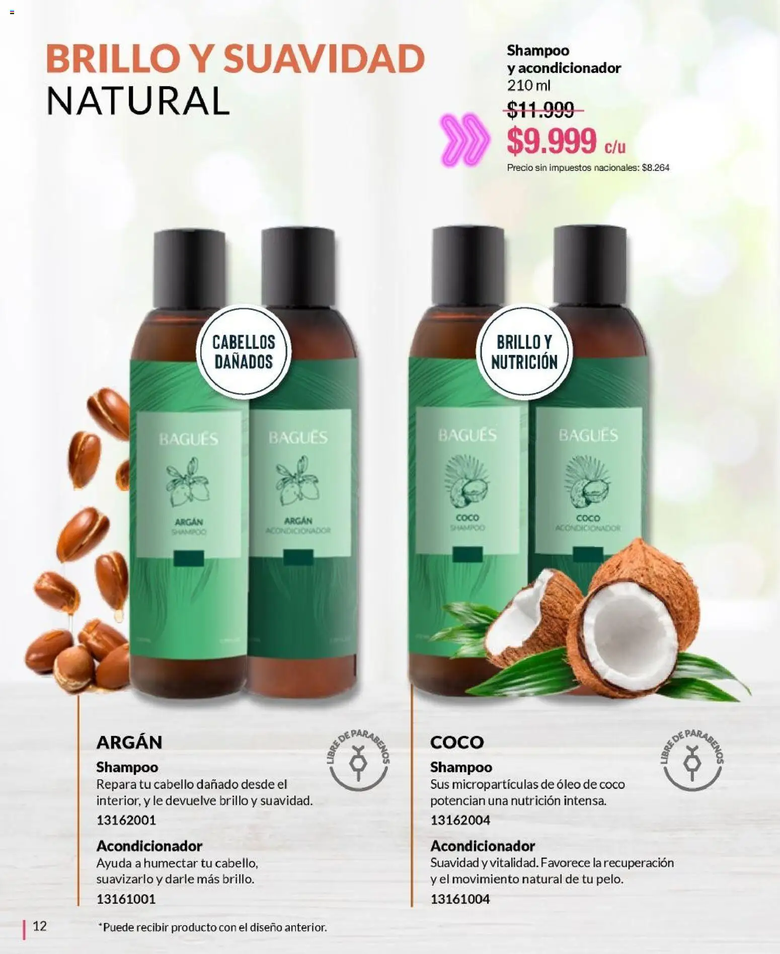 Bagués - Catálogo │ válido desde el 20.10.2025 | Página: 12 | Productos: Shampoo, Acondicionador, Brillo