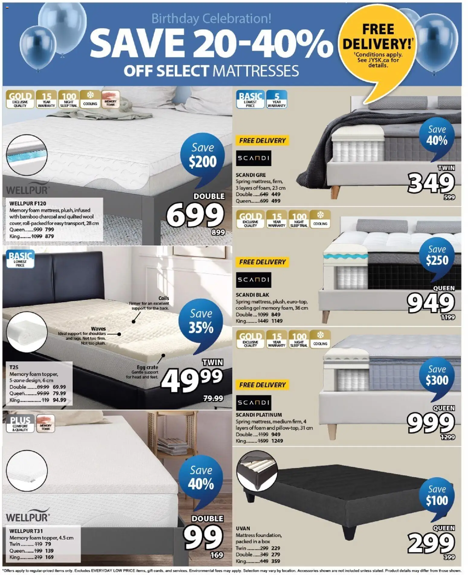 JYSK flyer valid from 26.03.2026 | Page: 8 | Products: Mattress, Box
