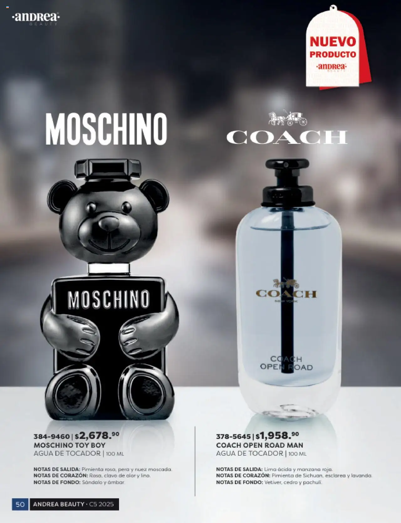 Nuevas ofertas de Andrea válidas en toda la República Mexicana desde el 24.08.2025. ¡Encuentra las mejores ofertas en Andrea - Catálogo Beauty Campaña 5! | Página: 50 | Productos: Pimienta, Manzana, Agua, Nuez