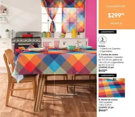 Vista previa de Mantel de cocina, 100% poliéster. 1.40 x 2.20 m, nuevo folleto de la tienda, válido en México a partir del 10.01.2026 | Página: 31
