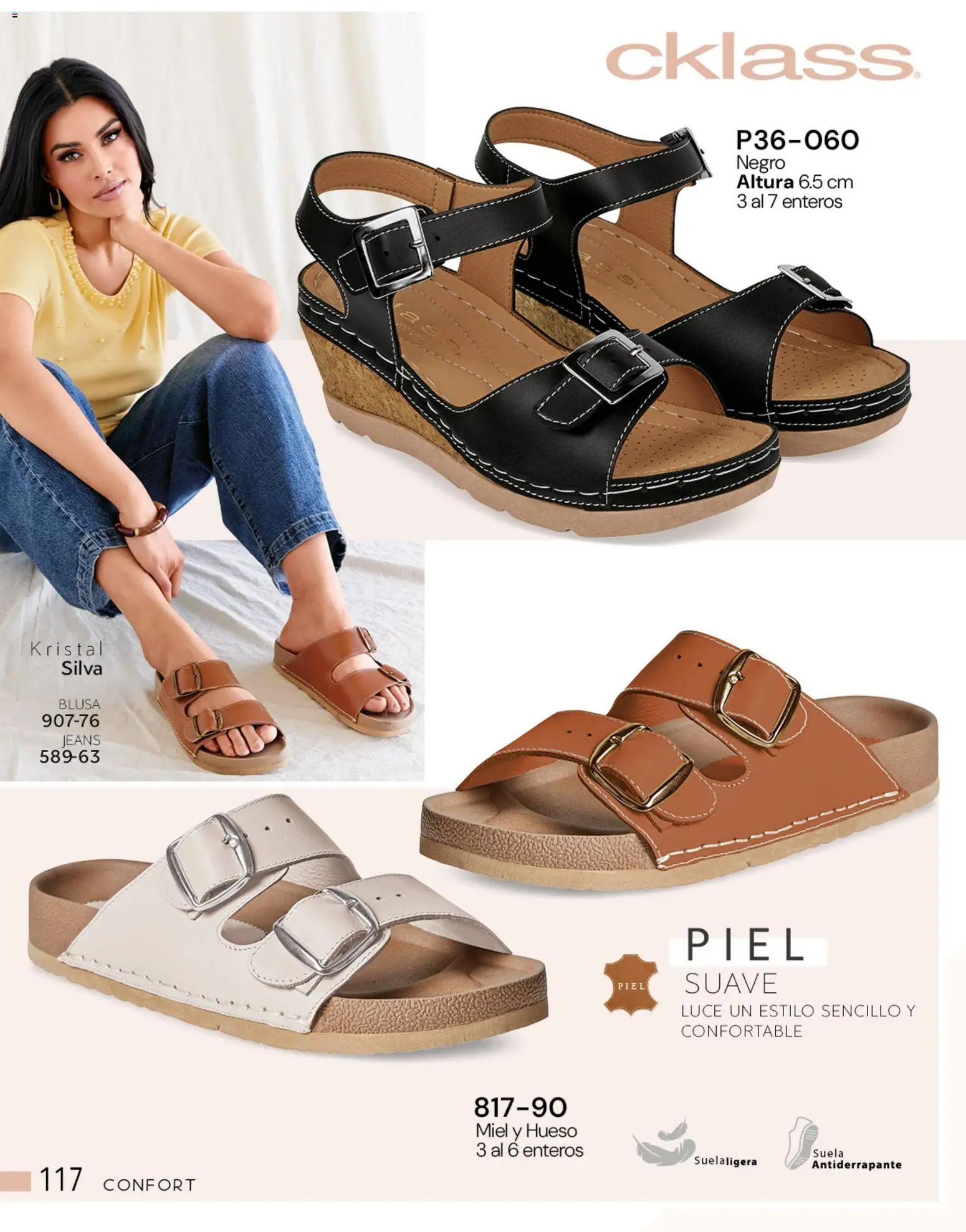 Nuevas ofertas de Cklass válidas en toda la República Mexicana desde el 05.03.2026. ¡Encuentra las mejores ofertas en Cklass catálogo Complemento Verano Ropa! | Página: 352 | Productos: Blusa