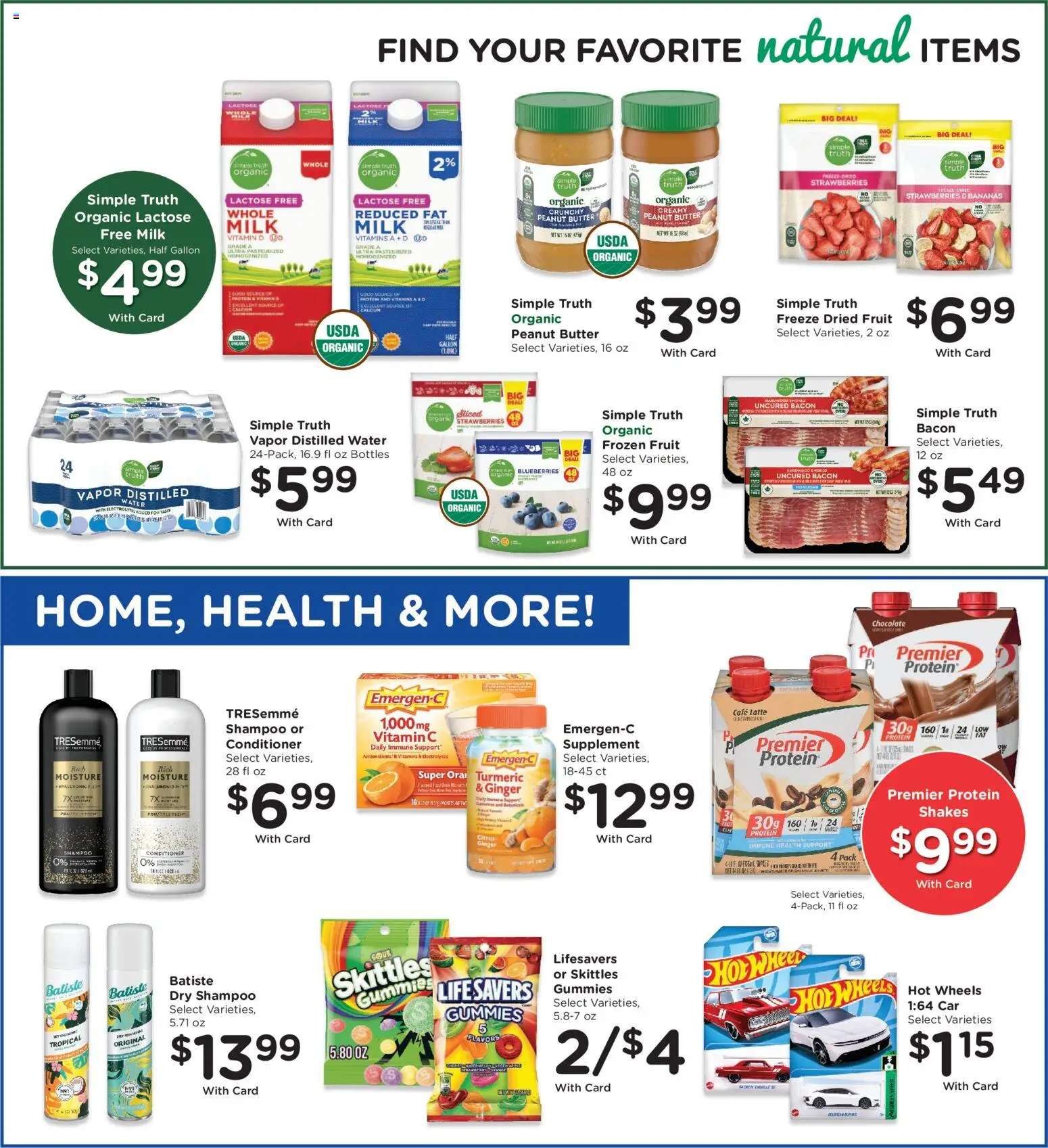 QFC Weekly Ad - WA - valid from 05.11.2025 | Page: 8 | Products: Shampoo, Butter, Bananas, Strawberries
