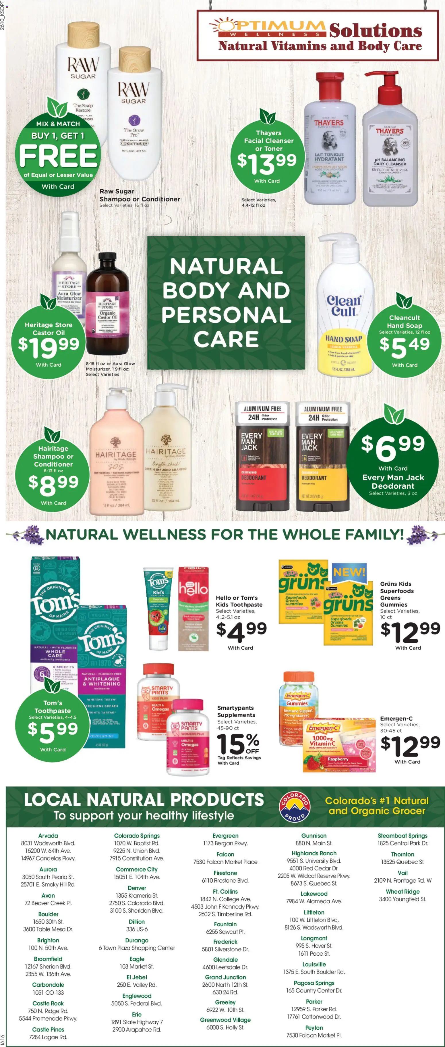 King Soopers Weekly Ad - valid from 08.04.2026 | Page: 8 | Products: Table, Ridge, Aloe Vera, Pants