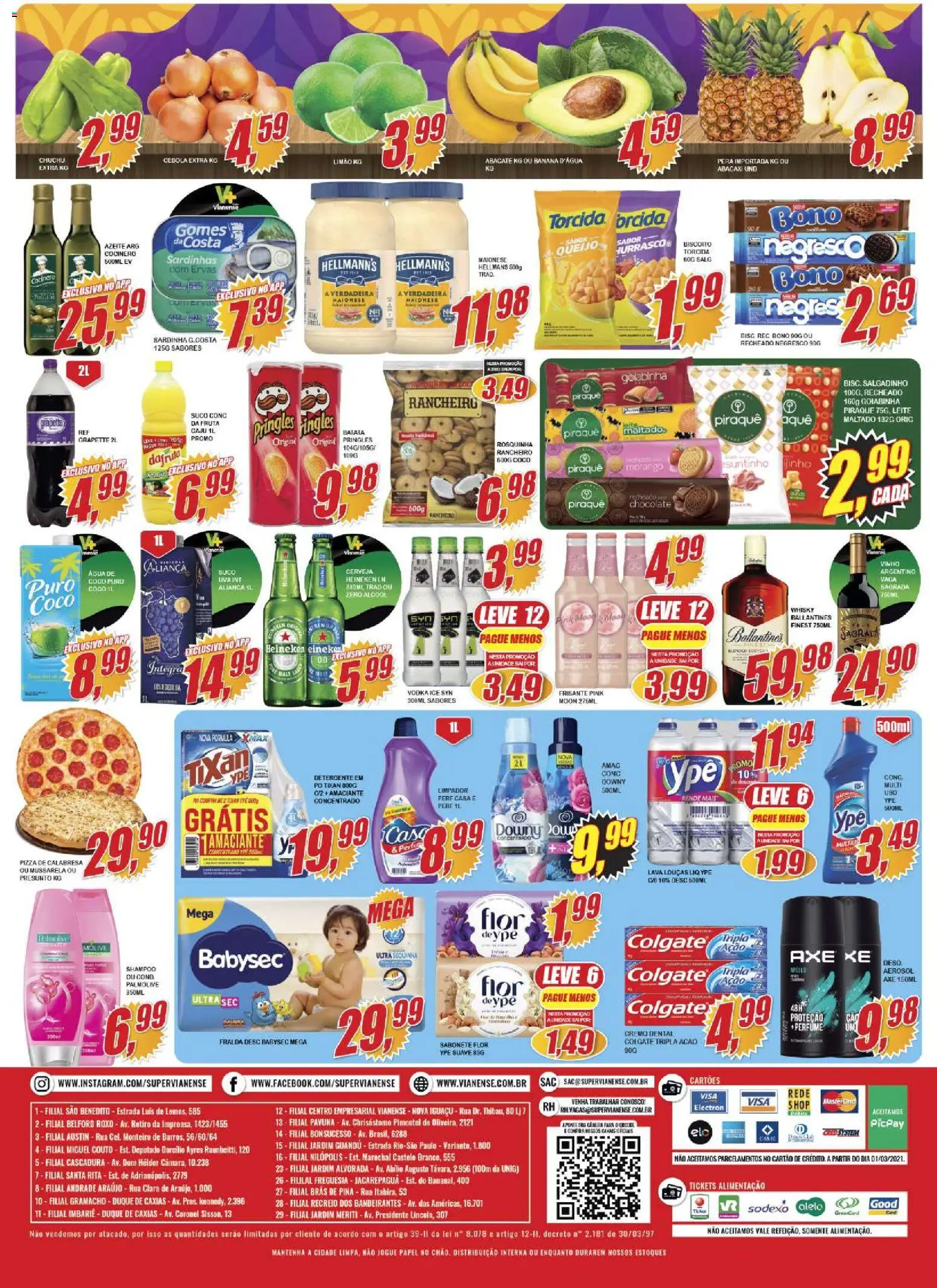 Vianense Folheto - válido de 08.04.2026 | Página: 2 | Produtos: Coco, Pó, Biscoito, Leite