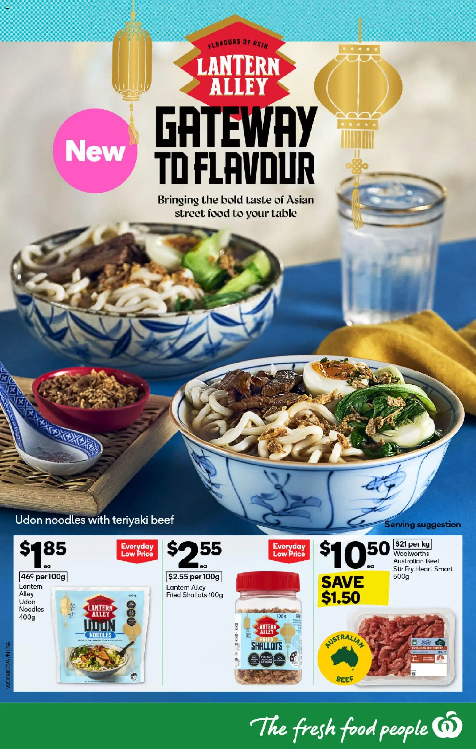Woolworths catalogue - valid from 08.04.2026 | Page: 36 | Products: Table, Noodles, Beef