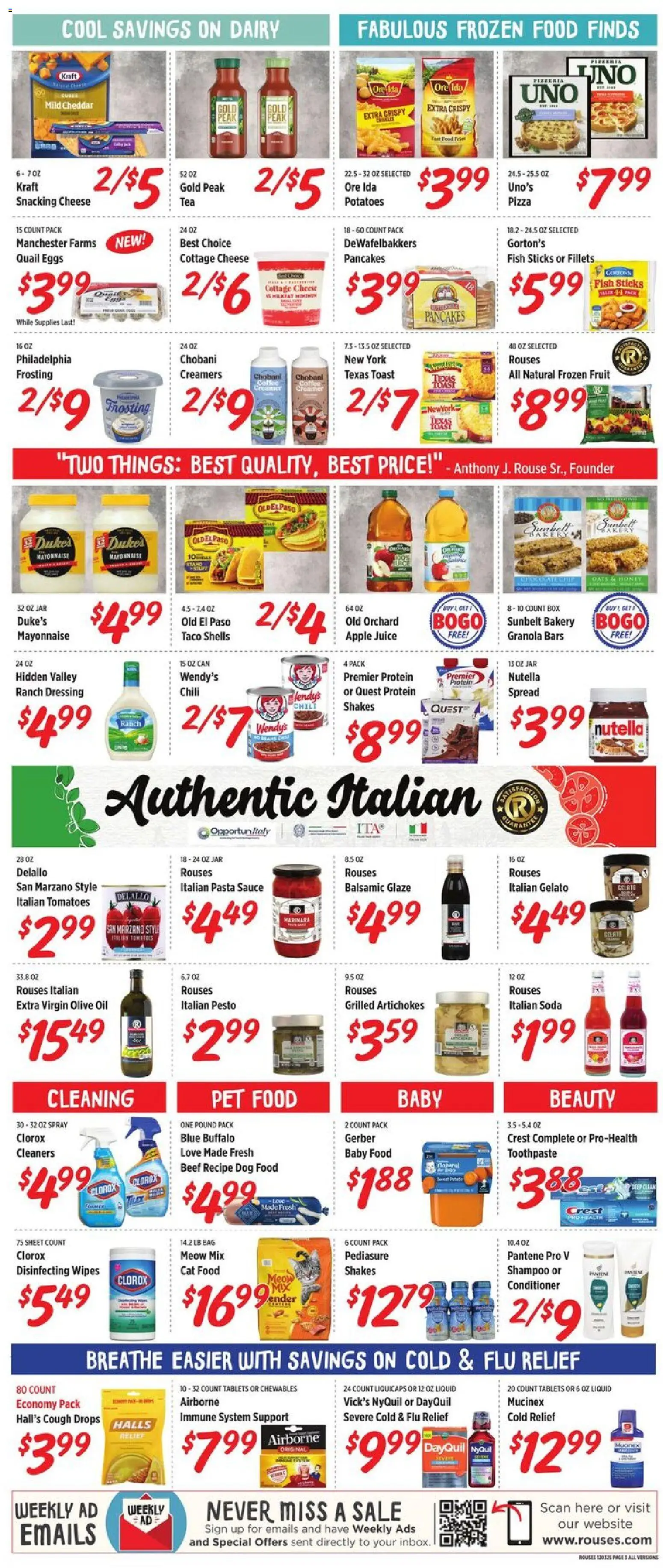 Rouses Weekly Ad - MS - valid from 03.12.2025 | Page: 7 | Products: Box, Toothpaste, Cottage cheese, Baby food