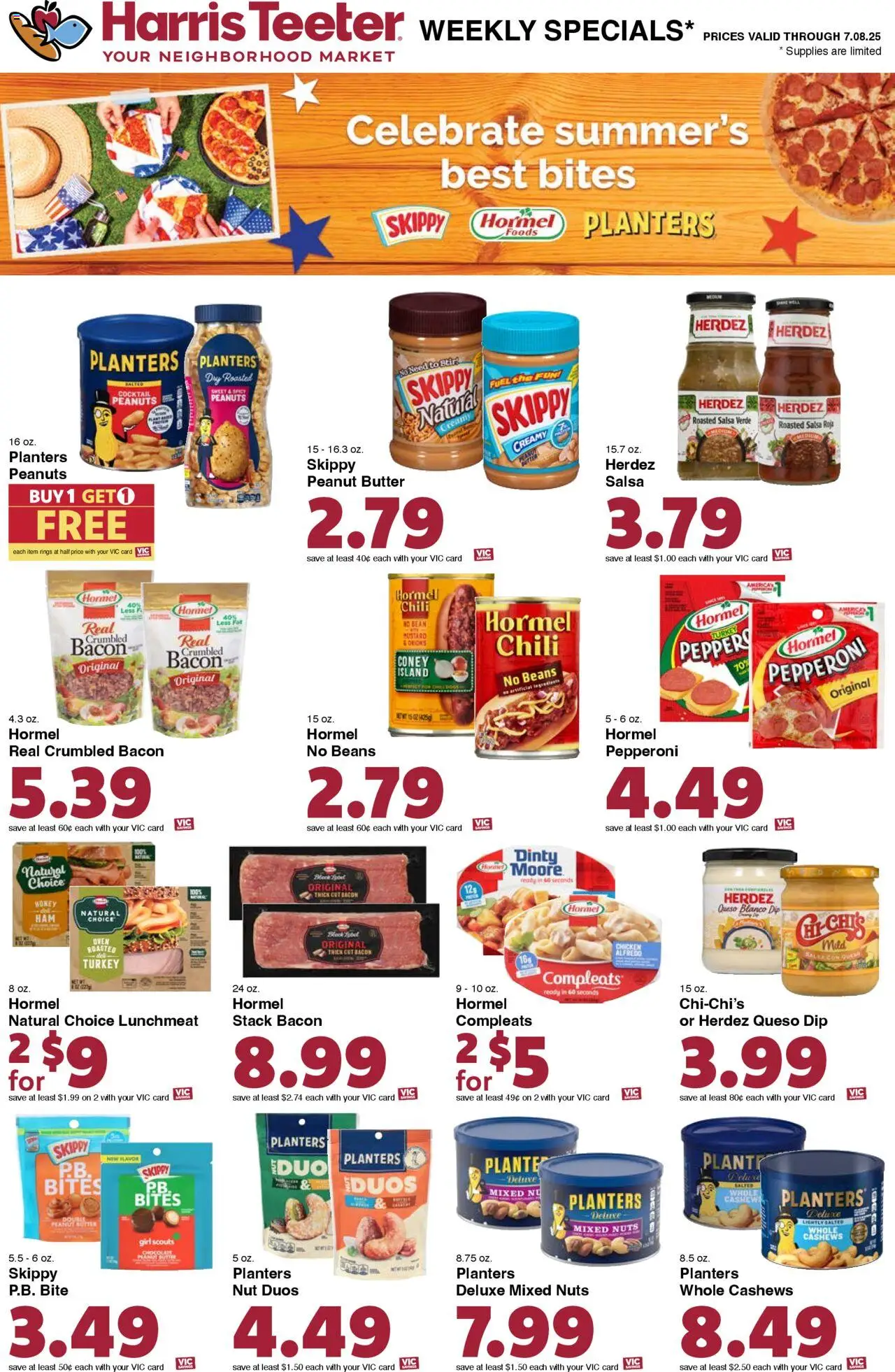 Harris Teeter Weekly Ad - valid from 02.07.2025 | Page: 19 | Products: Peppers, Butter, Chocolate, Nuts
