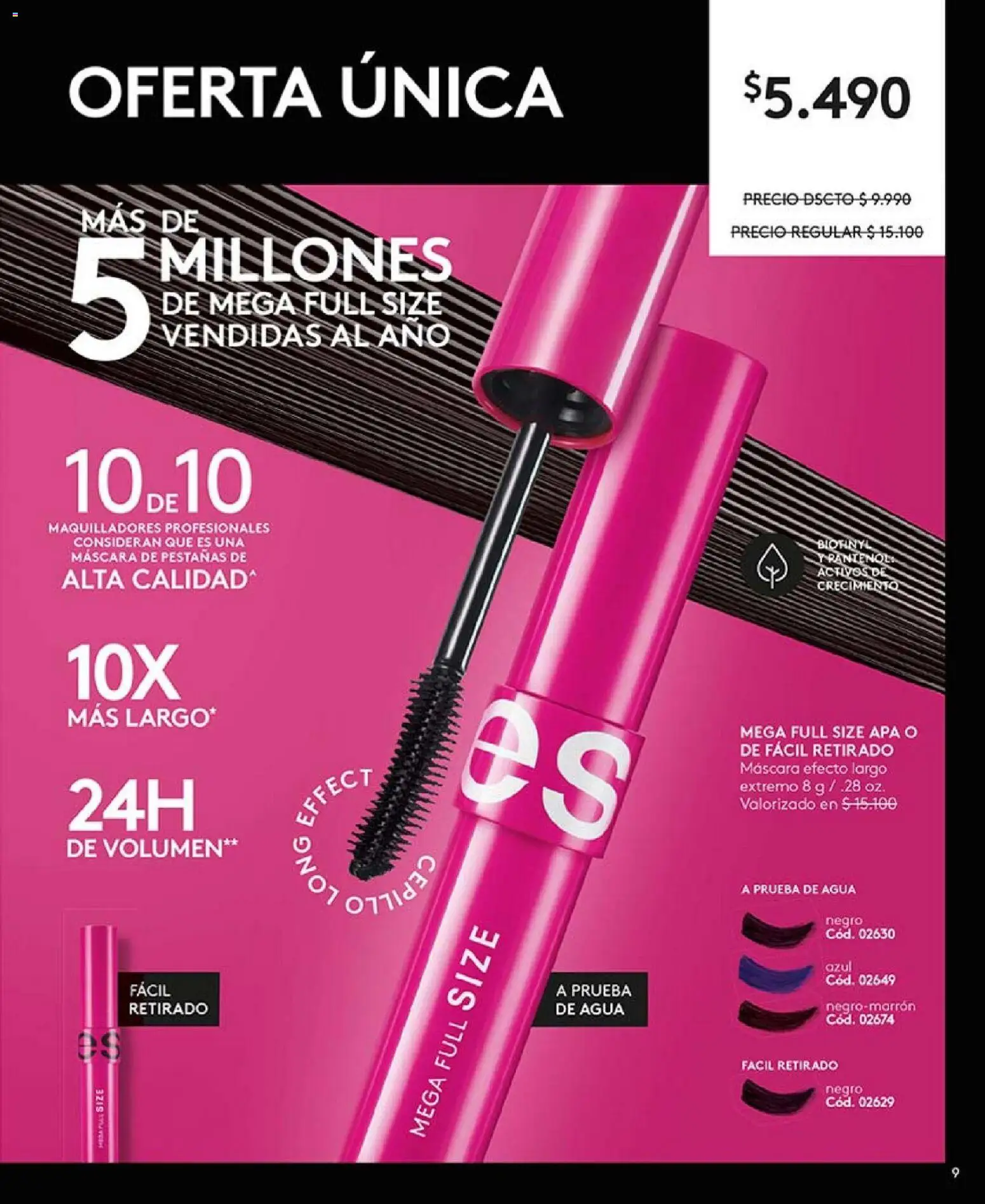 Catálogo Ésika Campaña 2 │ válido desde el 15.01.2026 | Página: 9 | Productos: Agua, Máscara