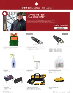 Preview of BMR - Agrizone Maple Sugaring Guide from shop BMR valid from 01.01.2026 | Page: 3 | Products: Belt, Brush, Battery