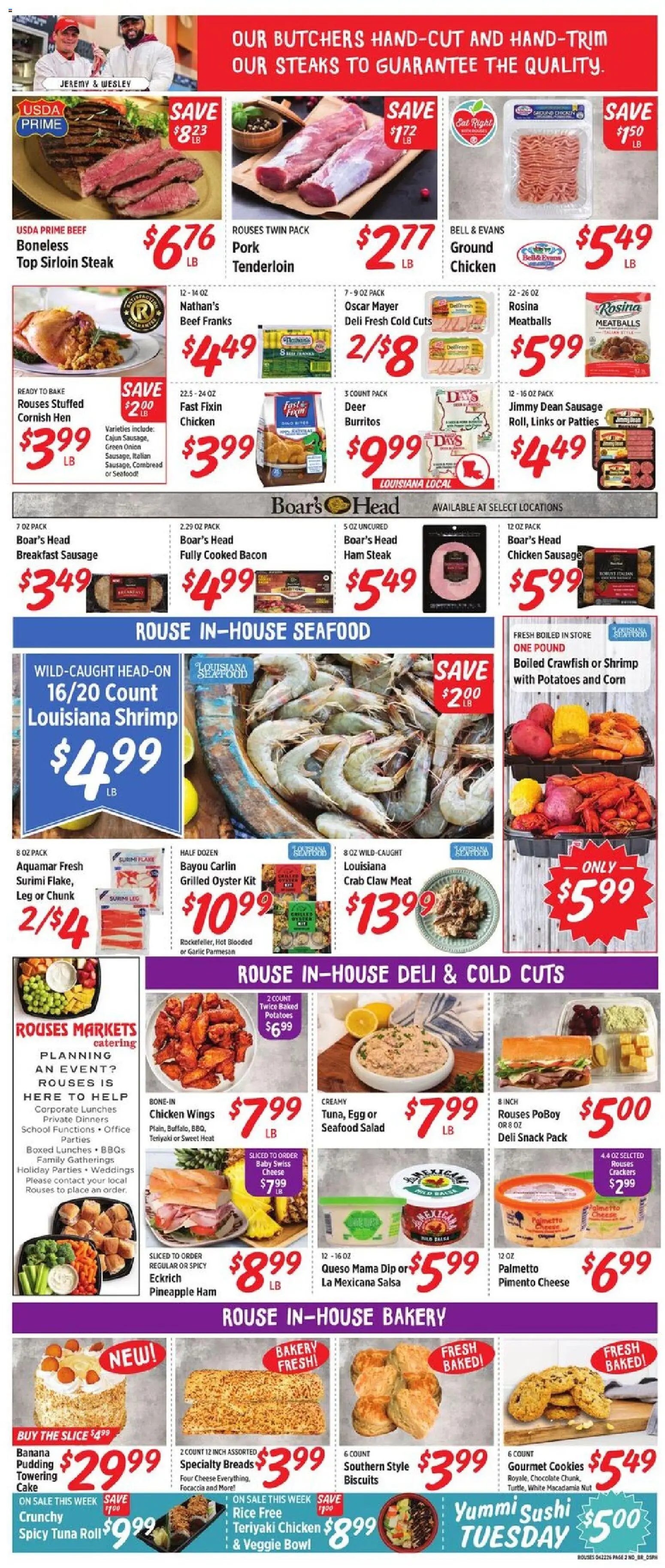 Rouses Weekly Ad - LA - valid from 22.04.2026 | Page: 6 | Products: Corn, Chocolate, Pork, Sausage
