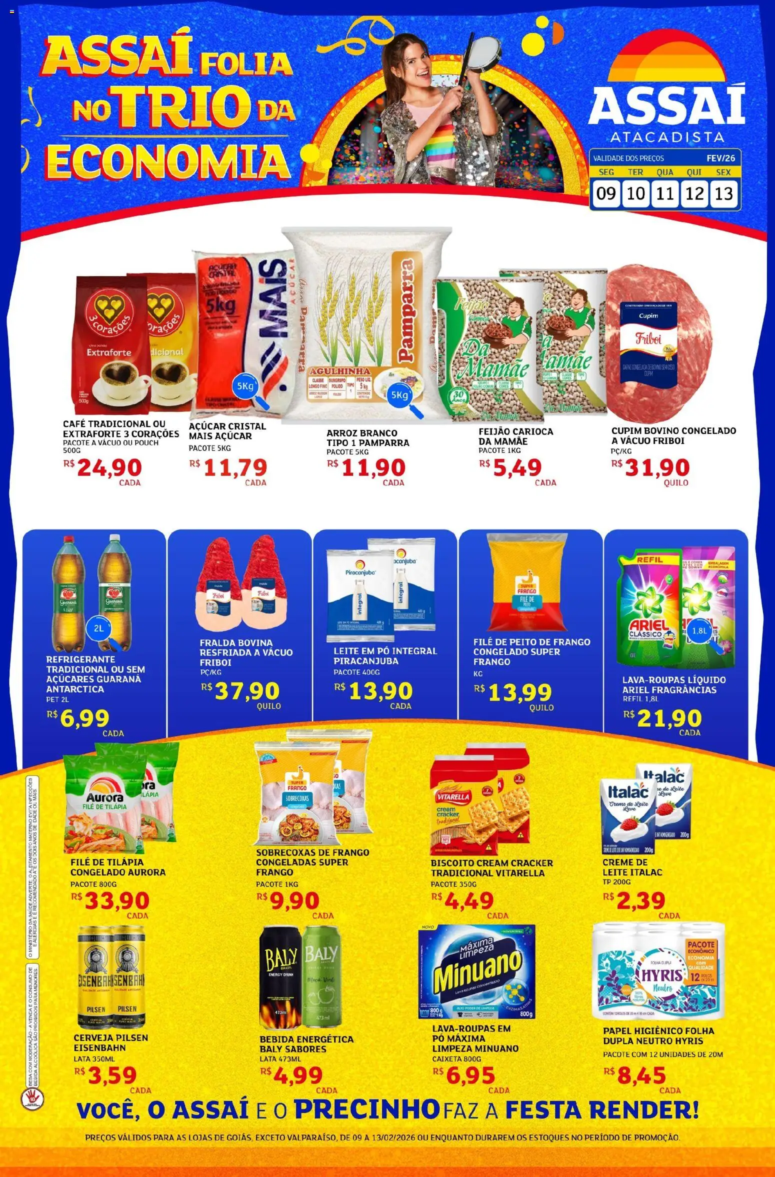 Assaí Atacadista Folheto - válido de 09.02.2026 | Página: 1