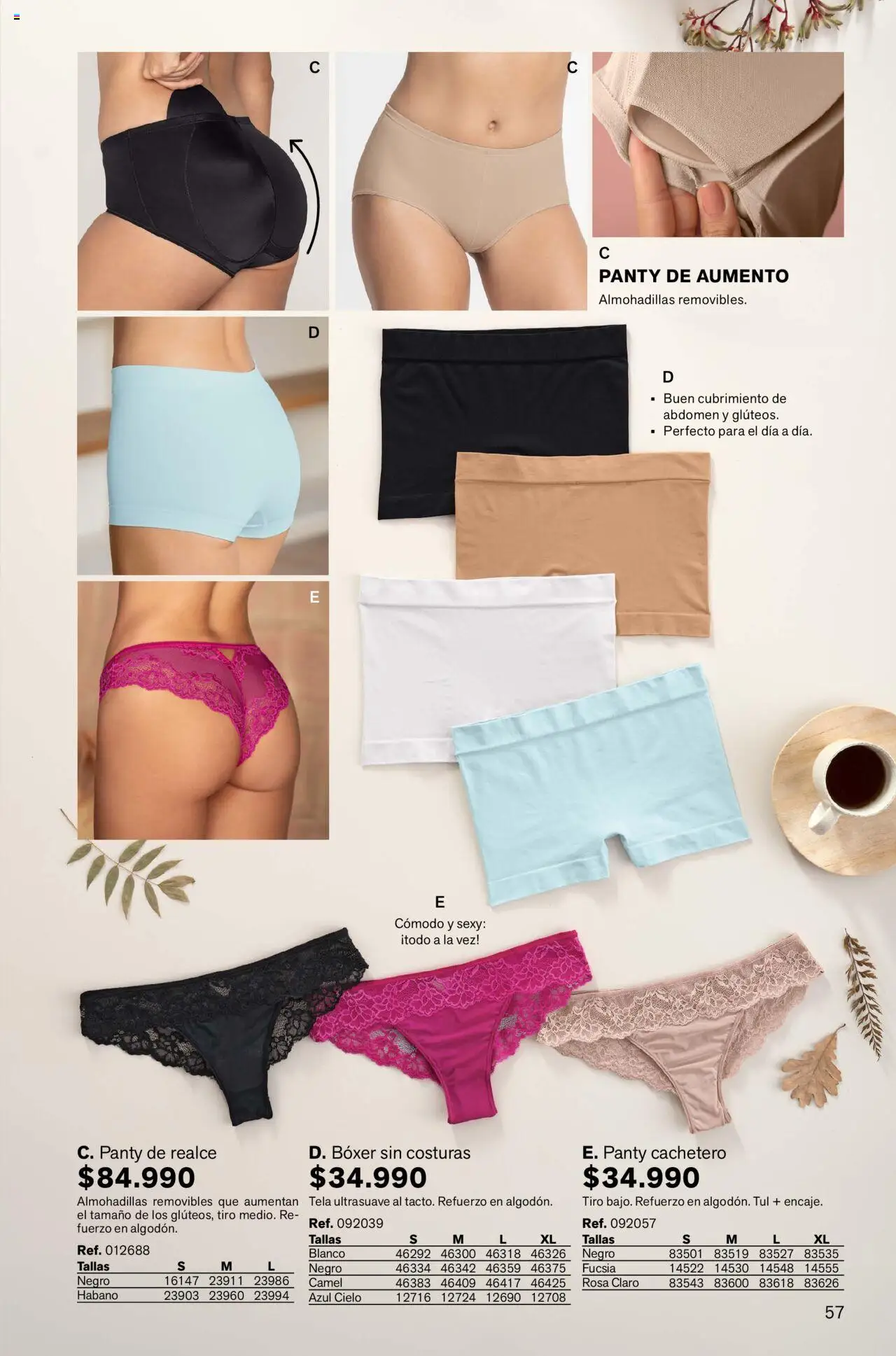 Leonisa revista - valida desde el 01.10.2025 | Página: 57 | Productos: Cachetero