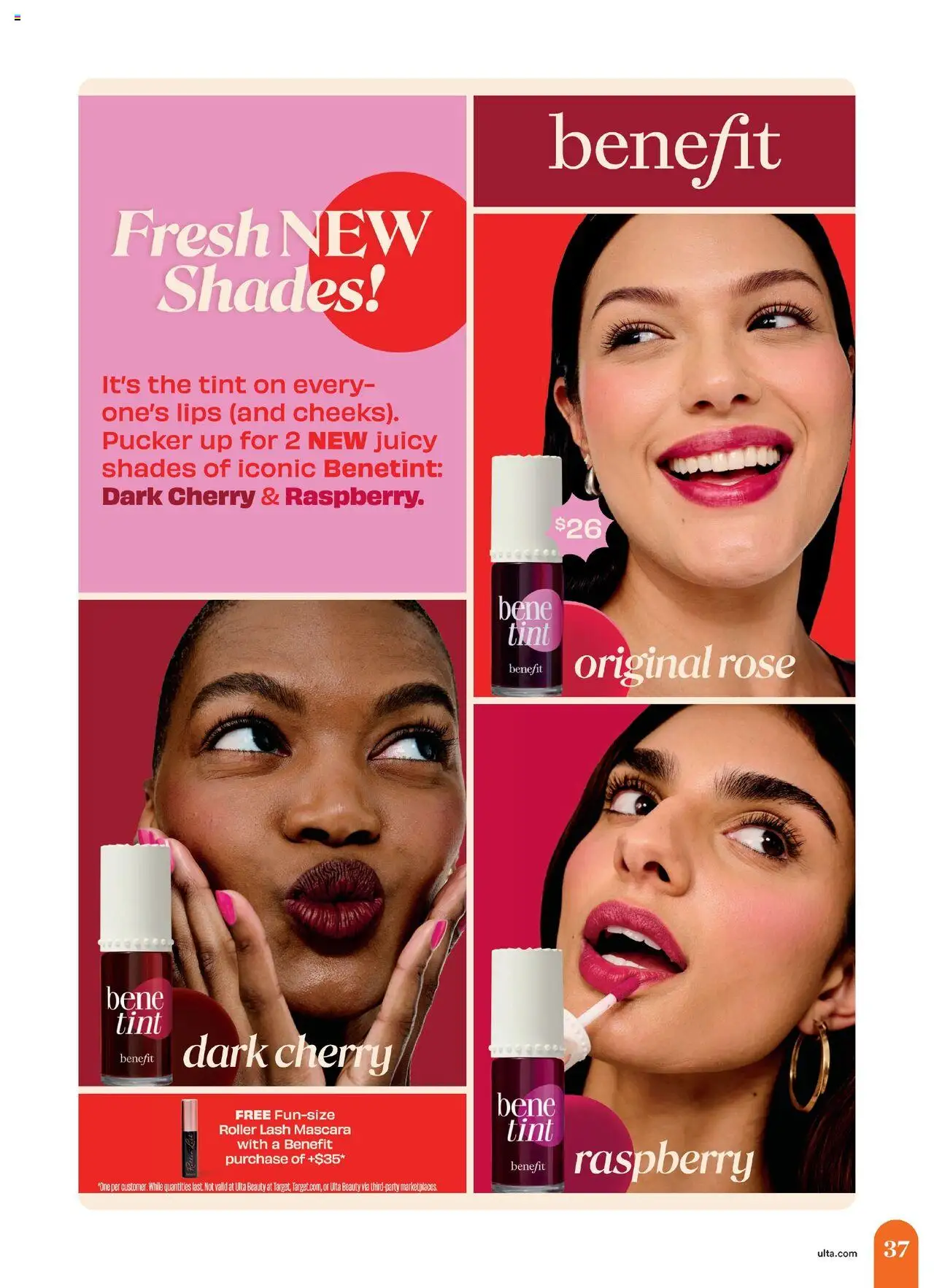 Ulta Beauty Weekly Ad - valid from 29.06.2025 | Page: 37 | Products: Mascara, Raspberry