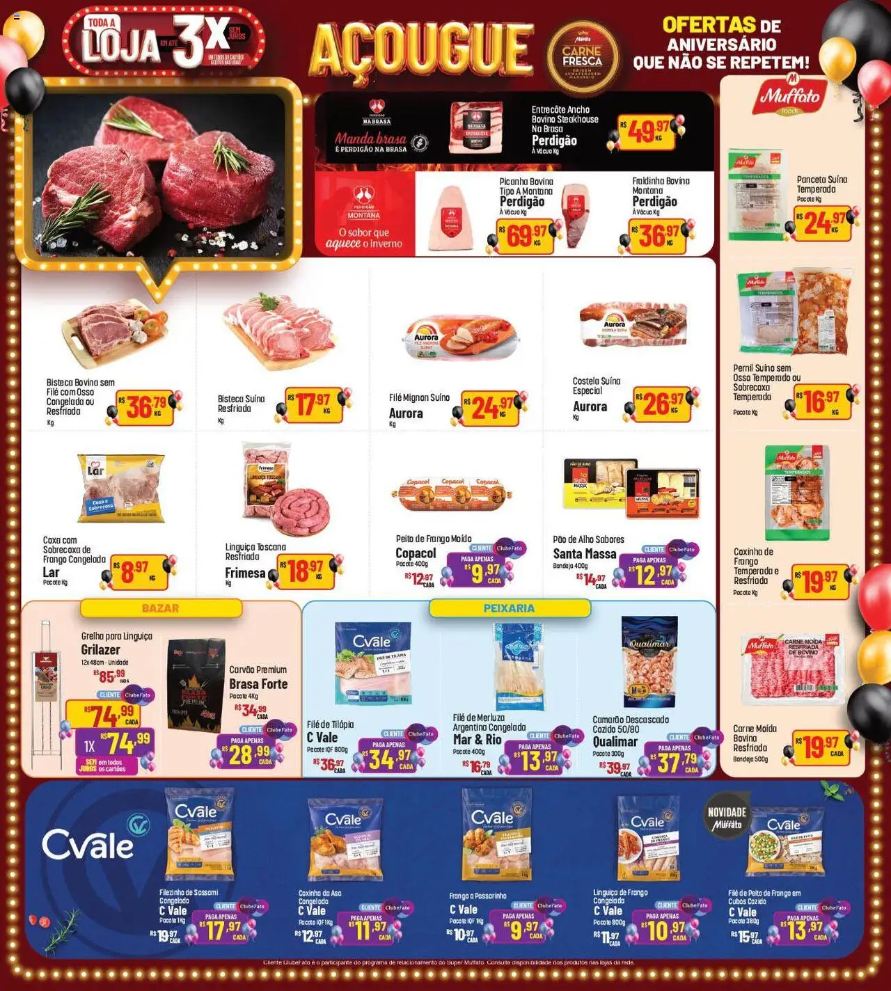 Super Muffato Folheto - válido de 12.08.2025 | Página: 13 | Produtos: Alho, Picanha, Carne moída, Peito de frango