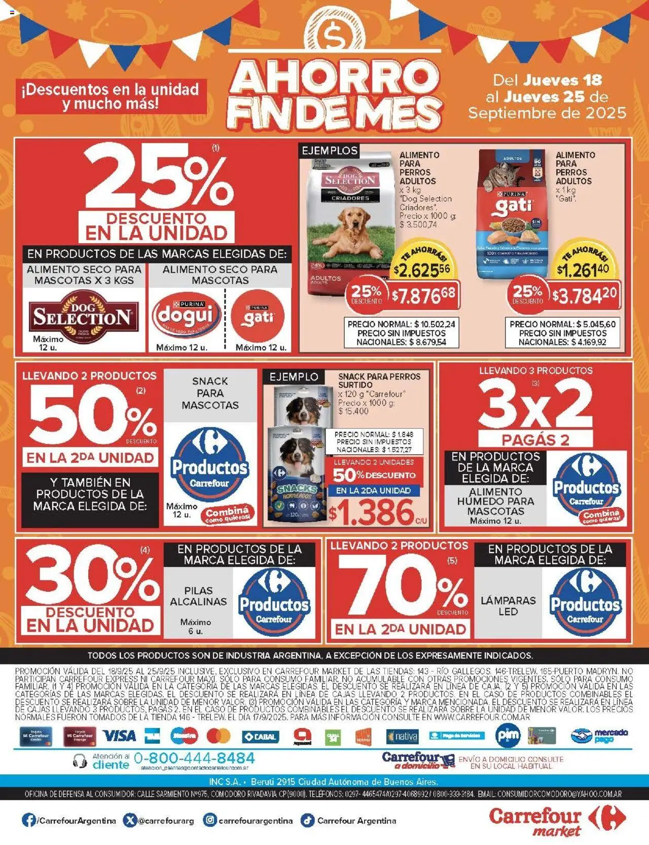 Carrefour Market catálogo - Chubut │ válido desde el 18.09.2025 | Página: 17 | Productos: Caso, Sobre, Pilas, Té