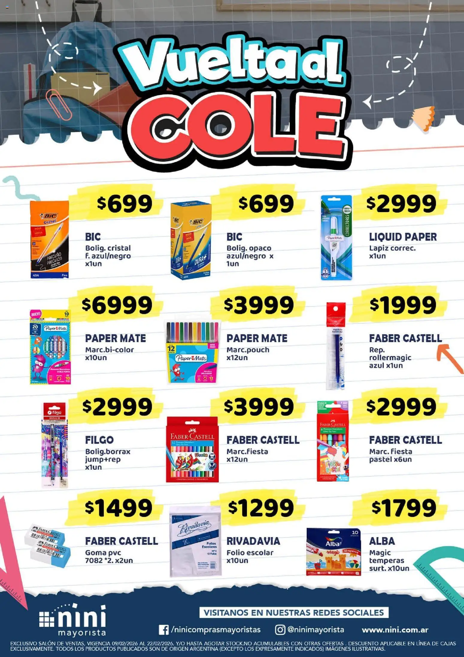 Vuelta al COLE │ válido desde el 09.02.2026 | Página: 2 | Productos: Mate