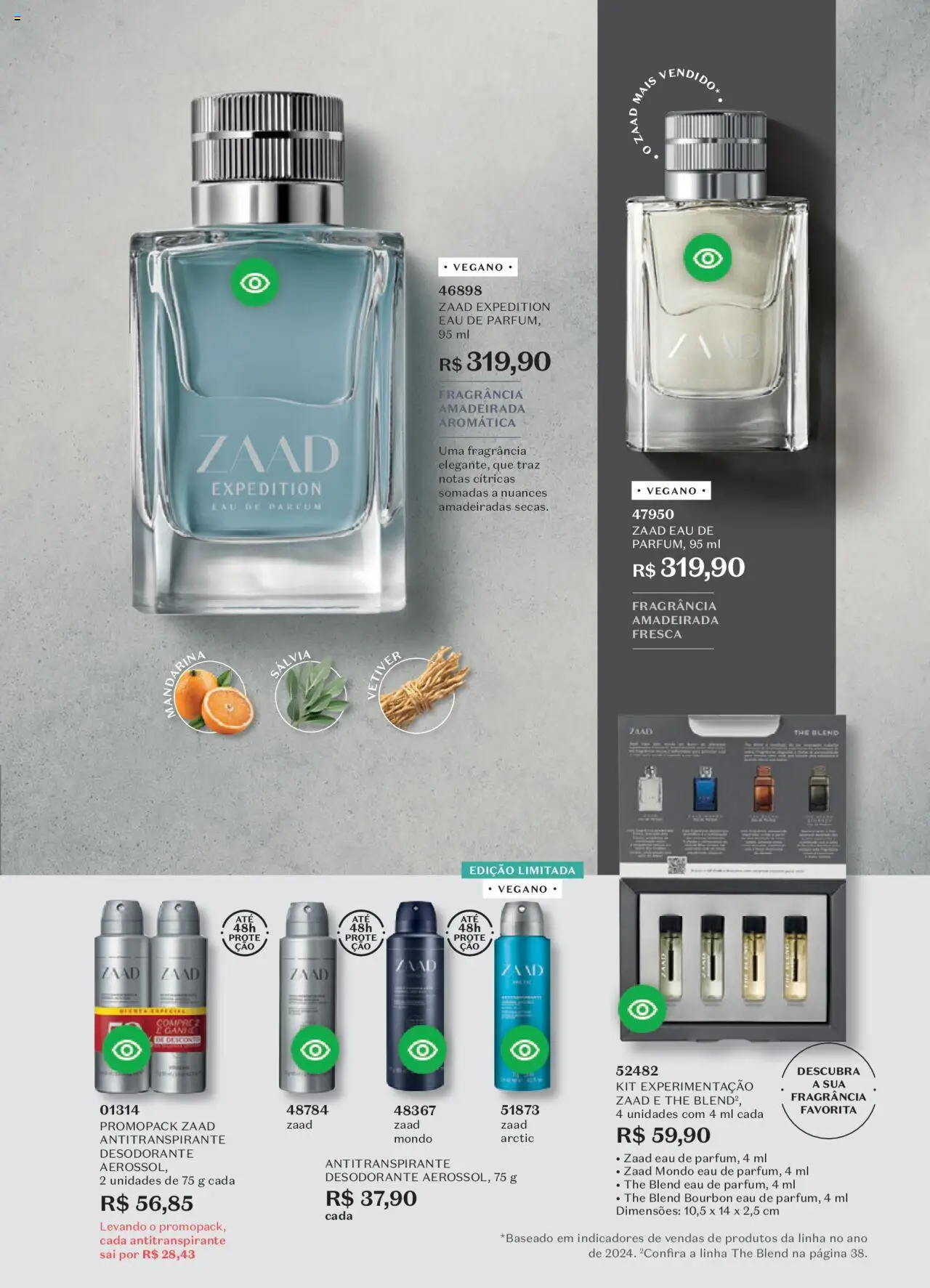 O Boticário Folheto - válido de 11.08.2025 | Página: 39 | Produtos: Fragrância, Desodorante, Bourbon