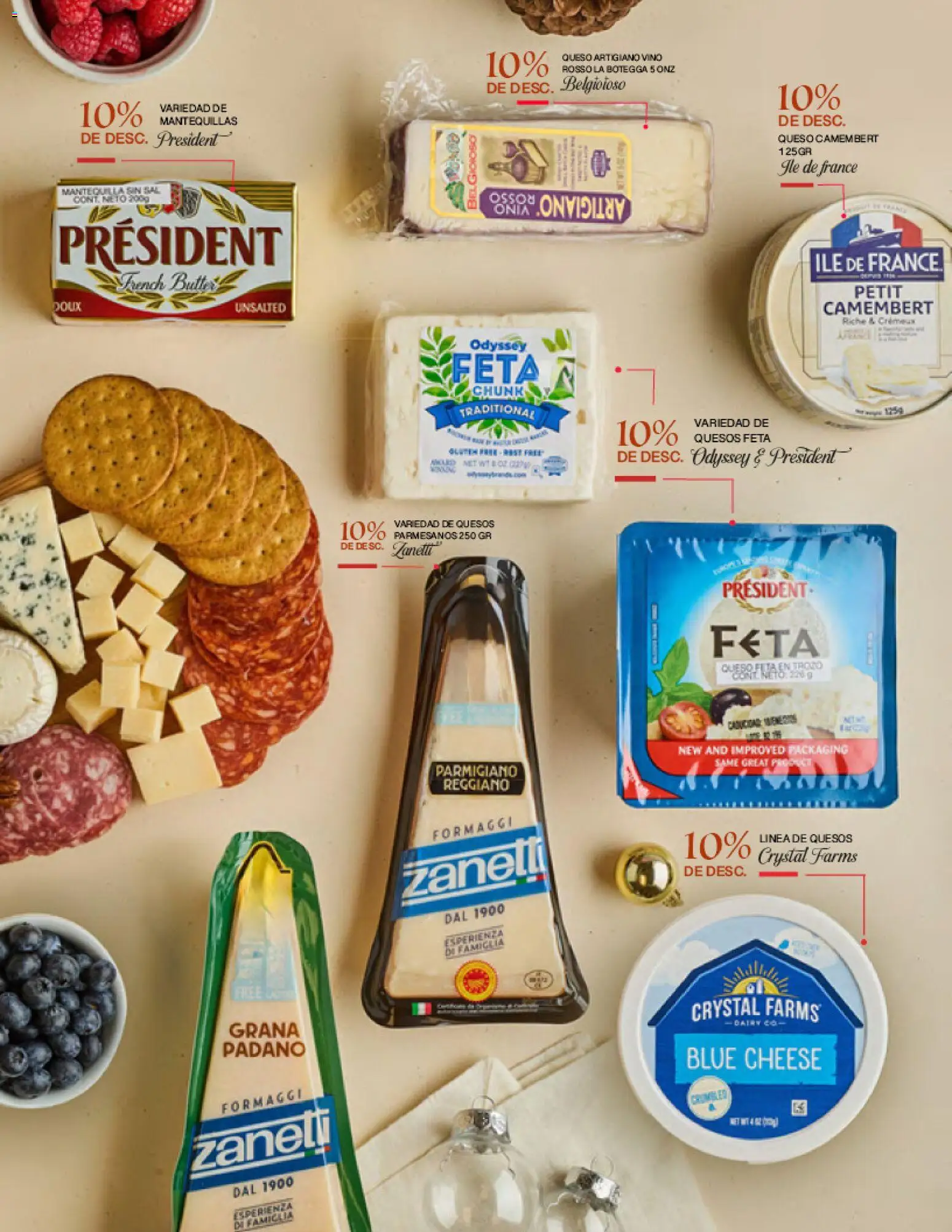 Nuevas ofertas de Alsuper válidas en toda la República Mexicana desde el 25.11.2025. ¡Encuentra las mejores ofertas en Alsuper folleto Gourmet Laguna, Saltillo, Durango, Zacatecas! | Página: 7 | Productos: Mantequilla, Queso, Vino